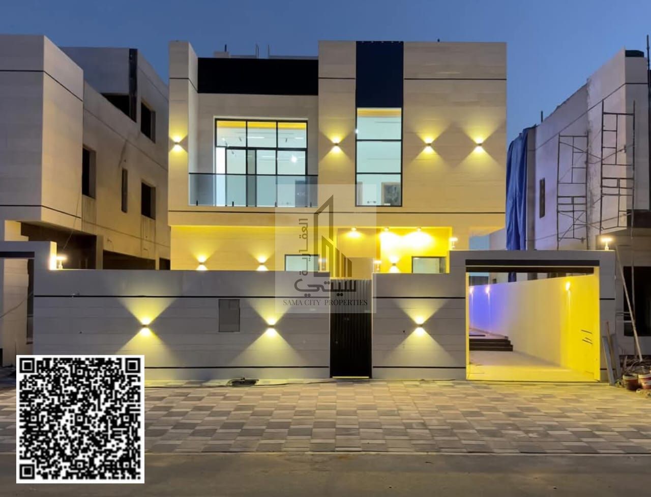 Villa at a price including registration and ownership fees, ready for housing in the most upscale areas of Ajman and close to all services, freehold f