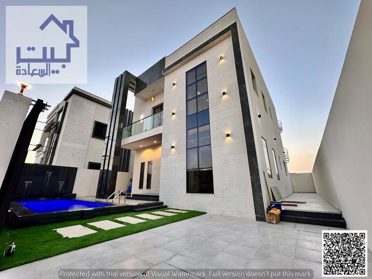 Your dream villa with a swimming pool, including registration and ownership fees, strategically located on Sheikh Mohammed bin Zayed Road, freehold fo