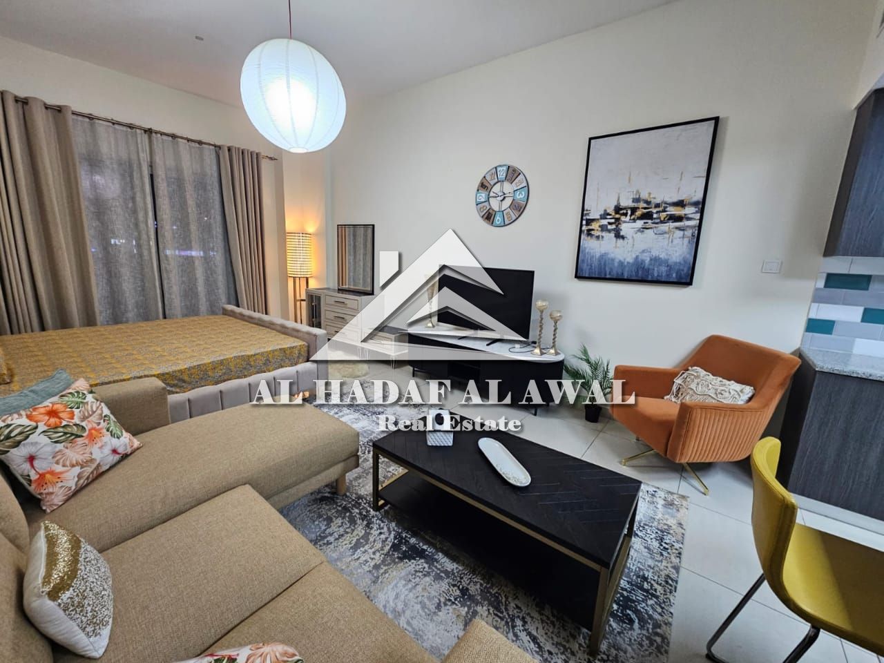 For monthly rent Studio in Aljada Studio with distinctive and new furnishings For monthly rent for 5,000, including all bill