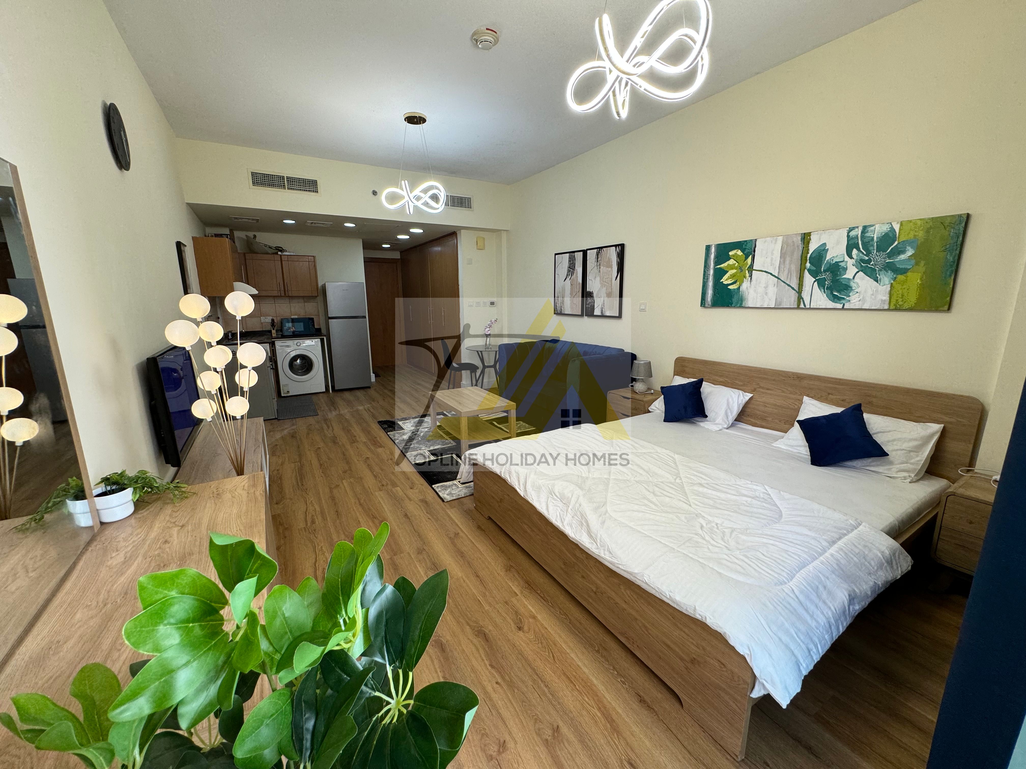 Most Affordable II Newly Furnished Studio with Balcony || High Rise Tower