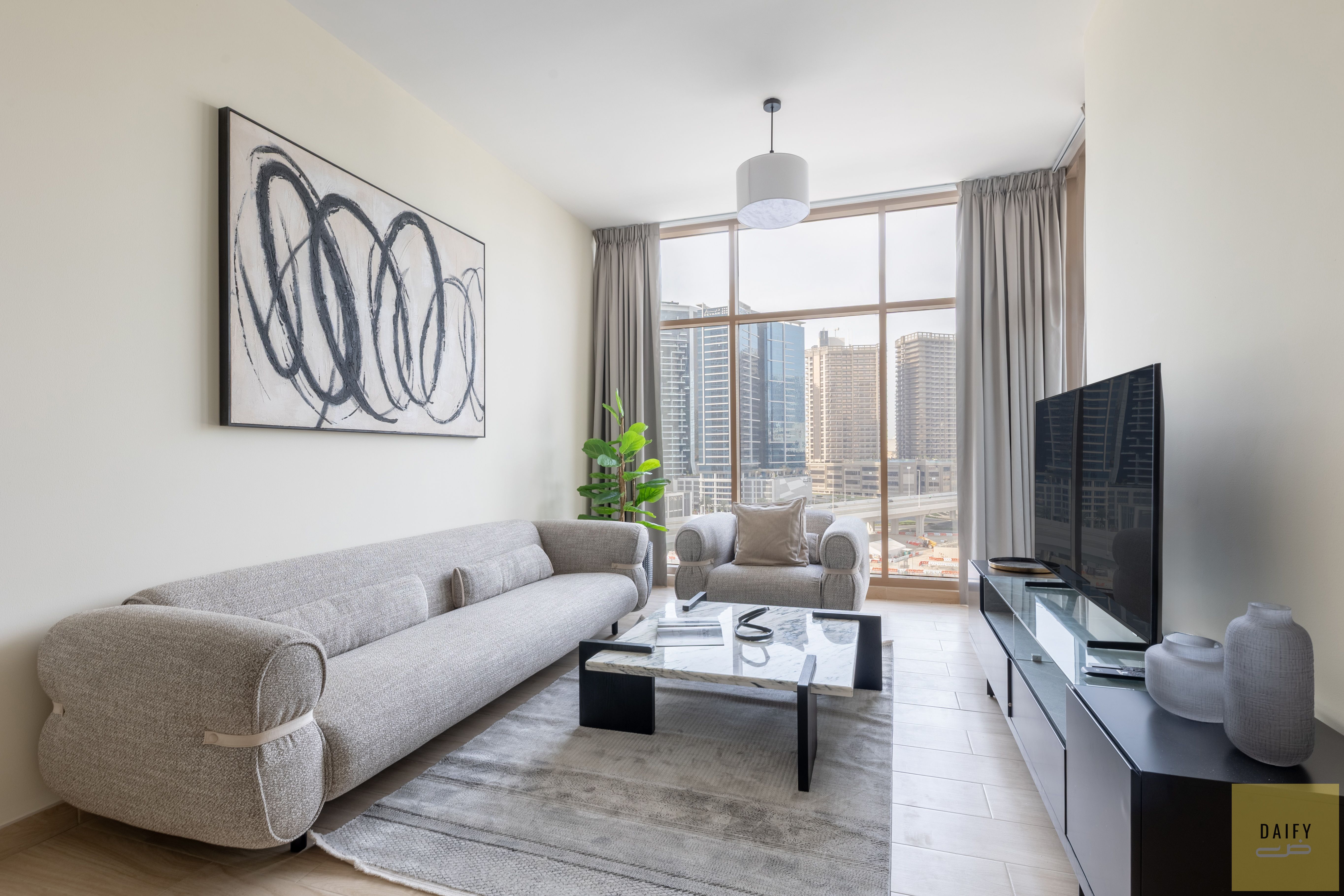 3 Bedroom + Maids with Canal view in the new building in Business Bay