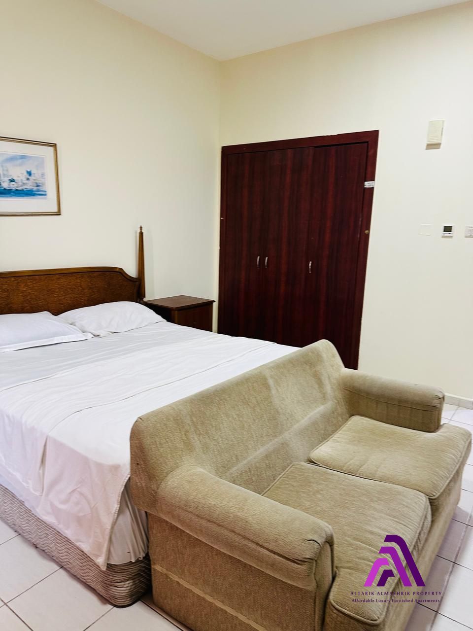 Furnished Studio Available In Greece Cluster @3000 Without Bills/// yearly option also available by 12 cheques 31000 by 12 cheuqes