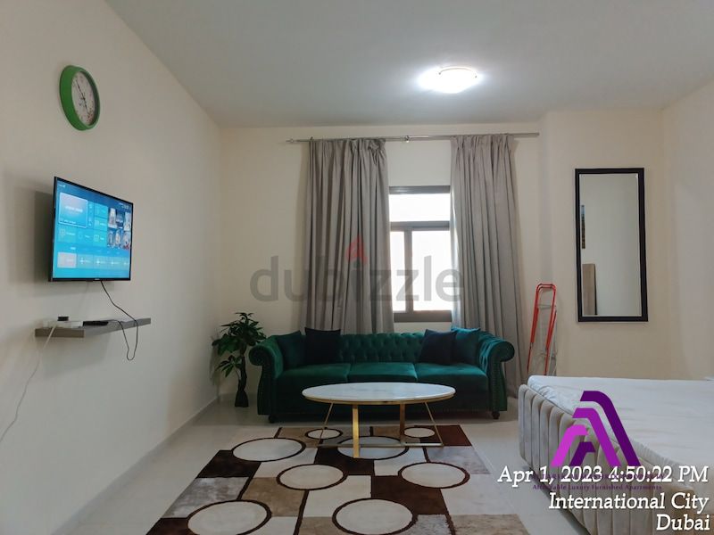 Affordable Luxury in International City | Fully Furnished Studio Apartment