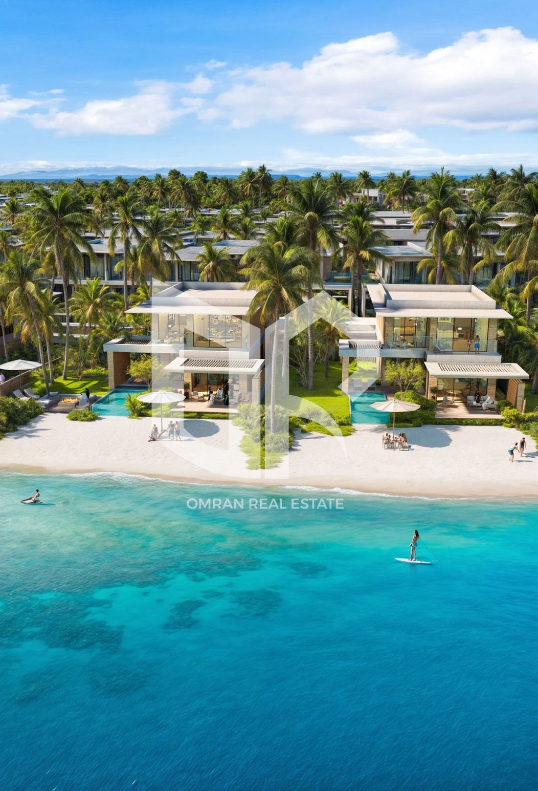 5% down payment | Sea view | Private beach | Freehold | Natural island