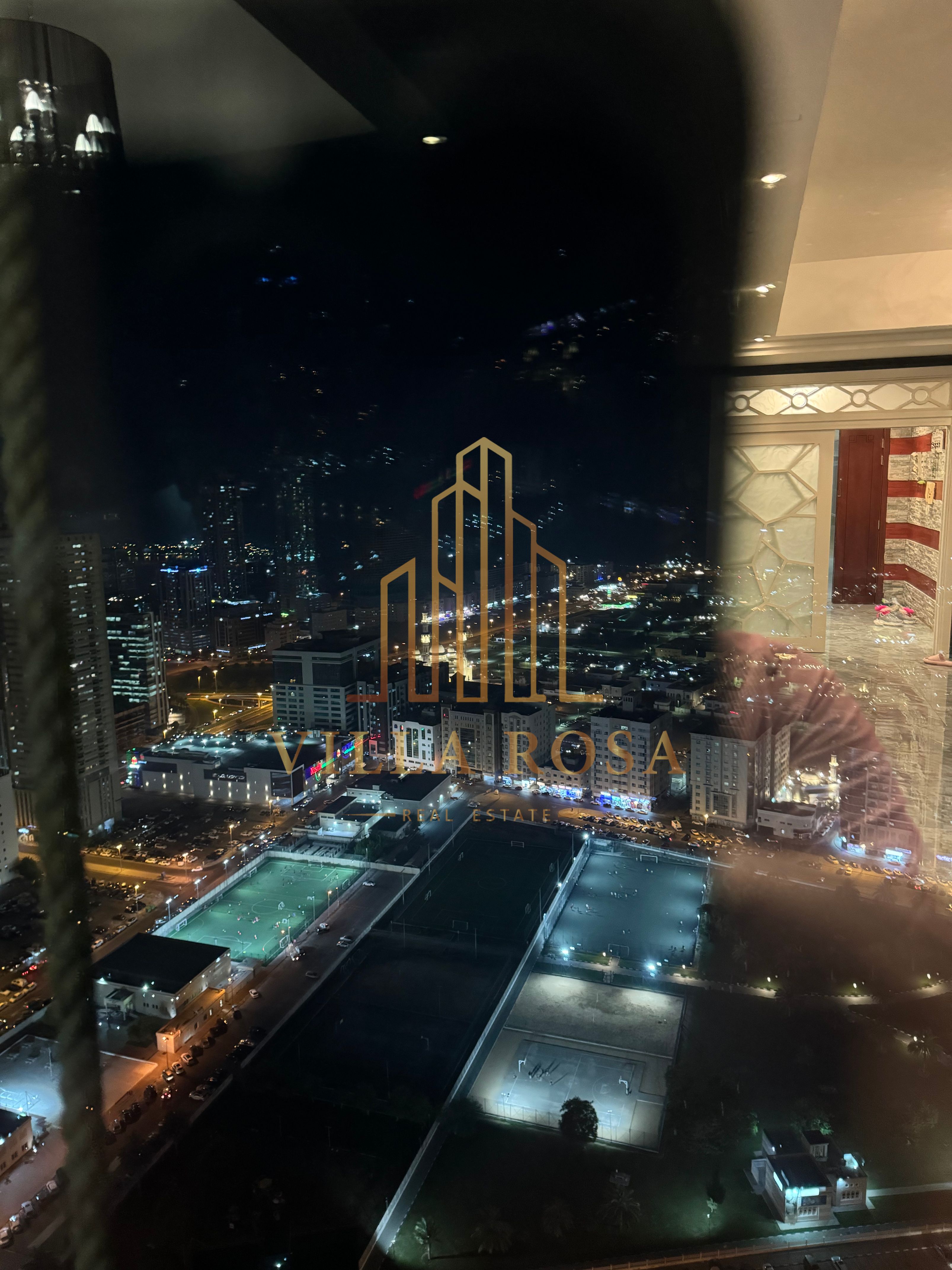 For sale, an apartment in Al Dana Tower, three bedrooms and a hall, model 2, high floor