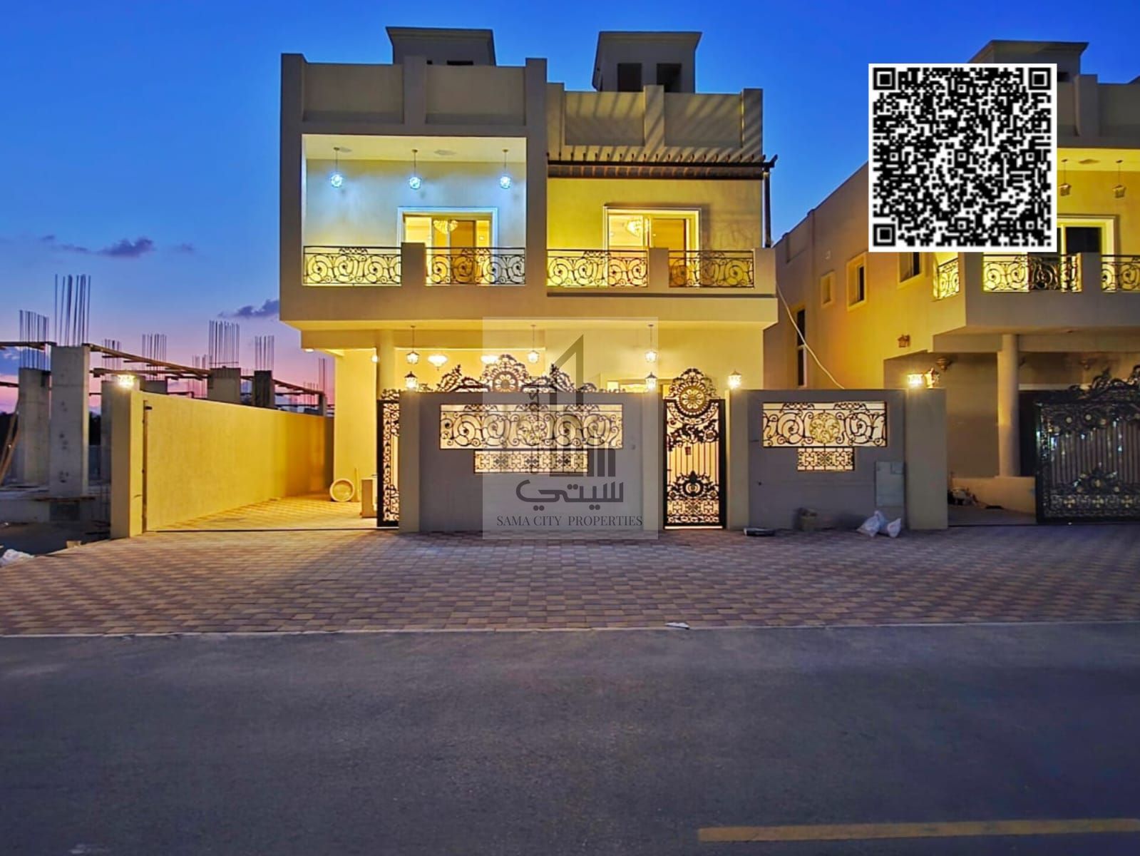 For sale, a luxuriously finished villa in a very distinguished location