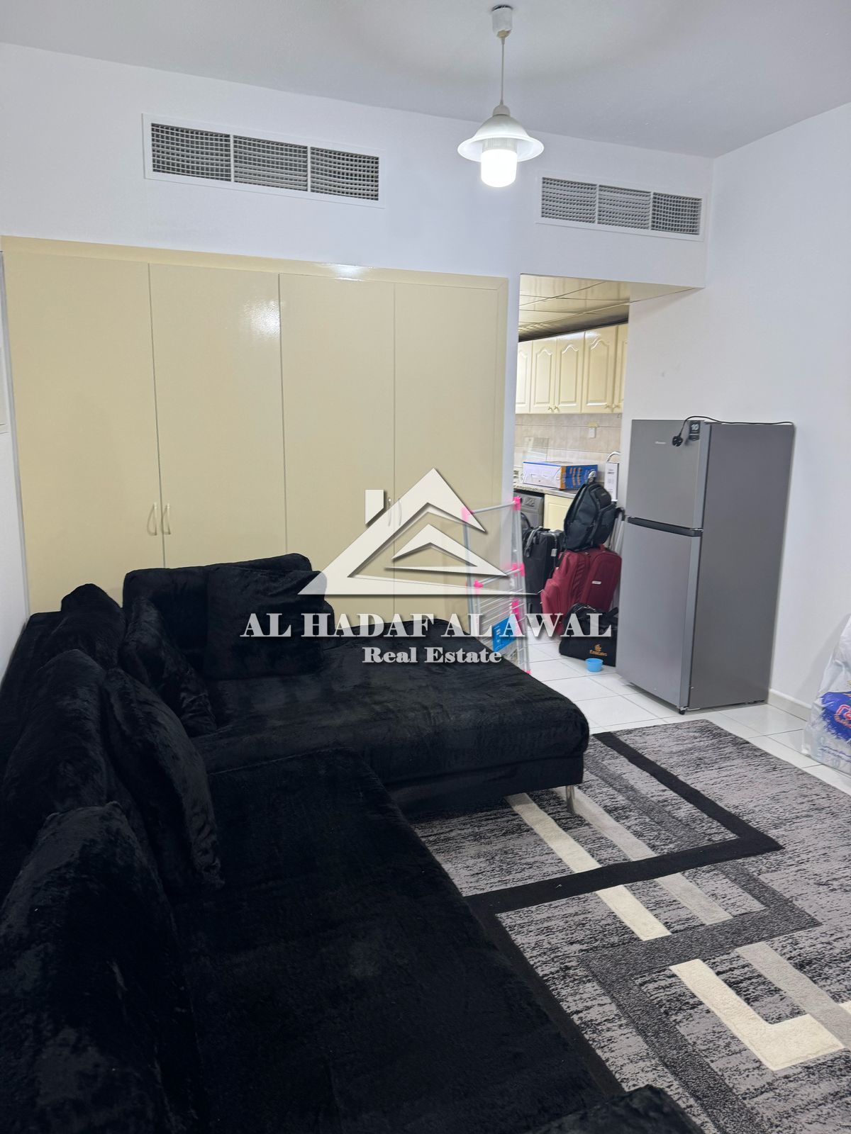 Monthly furnished studio ready for delivery on Cooperation Street, Oriana Hospital, city 3500 including internet, only 500 refundable deposit.