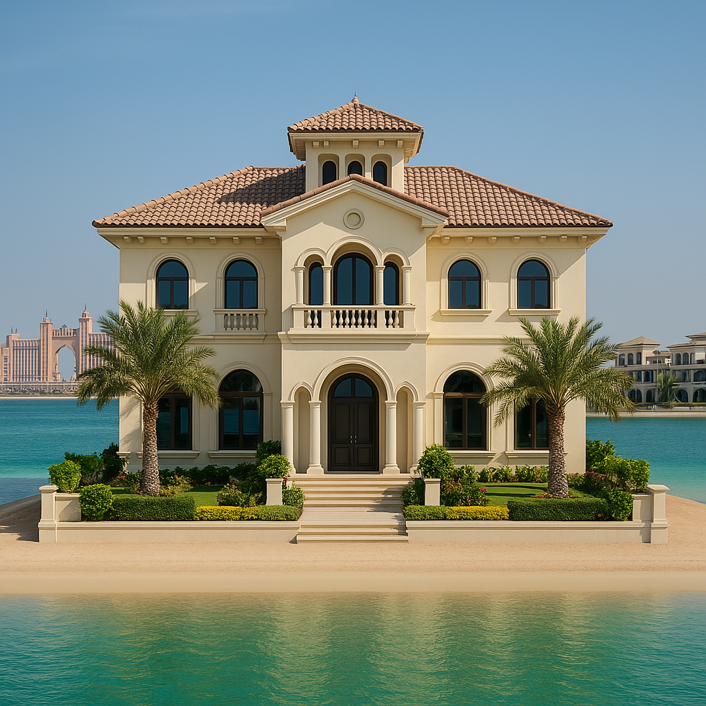 Luxury Mediterranean Villa in Al Napoca | Johar – Waterfront Elegance with Stunning Views