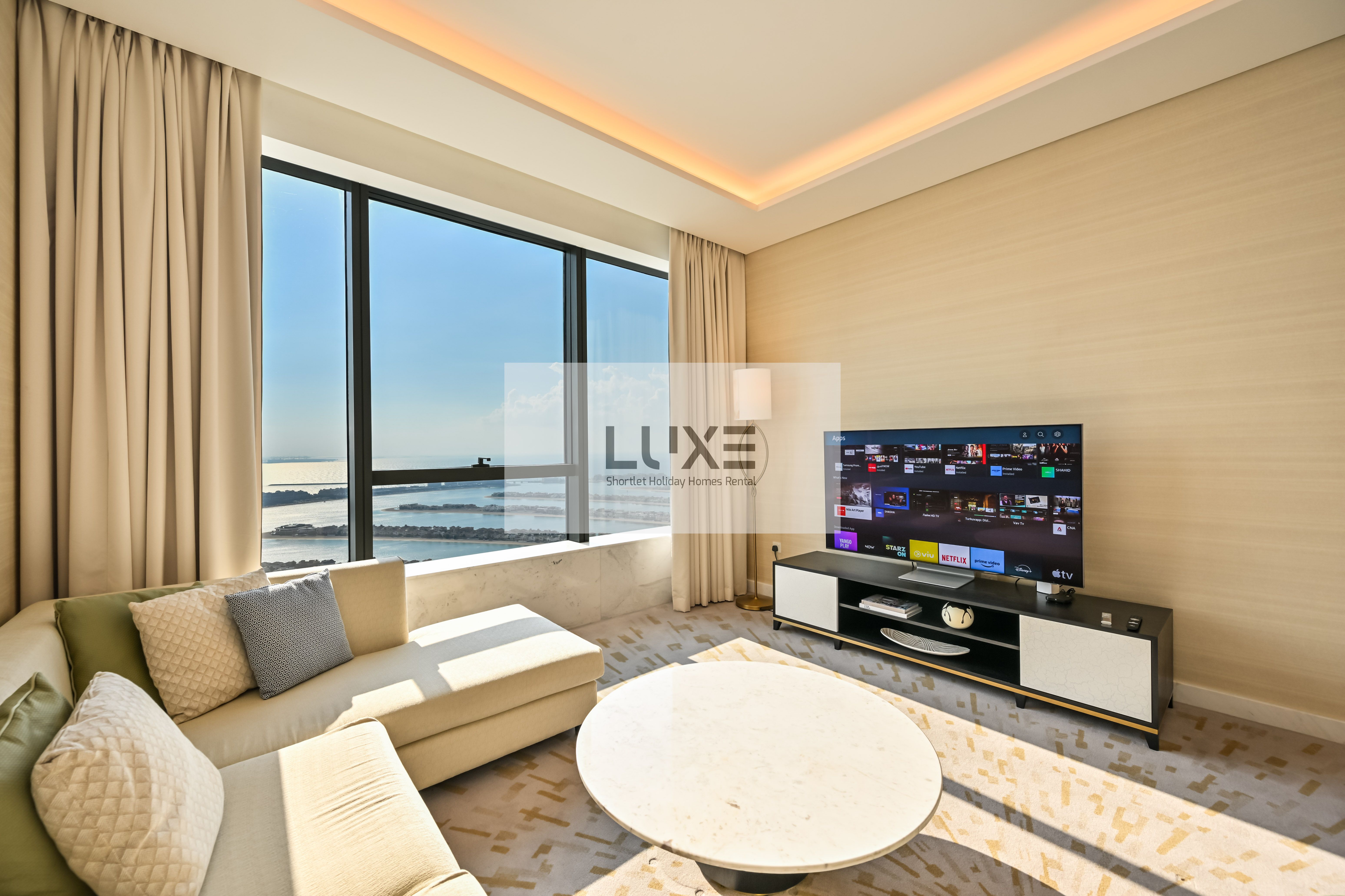 Ramadan Special | 1BR Palm Elegance | Full Sea View | Upscale Interiors