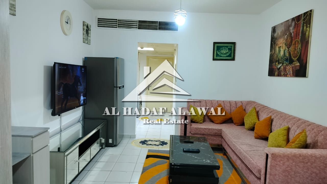 Al Taawun Studio, first tenant, new furniture, prime location, Dubai Exit 3500, ready for rent