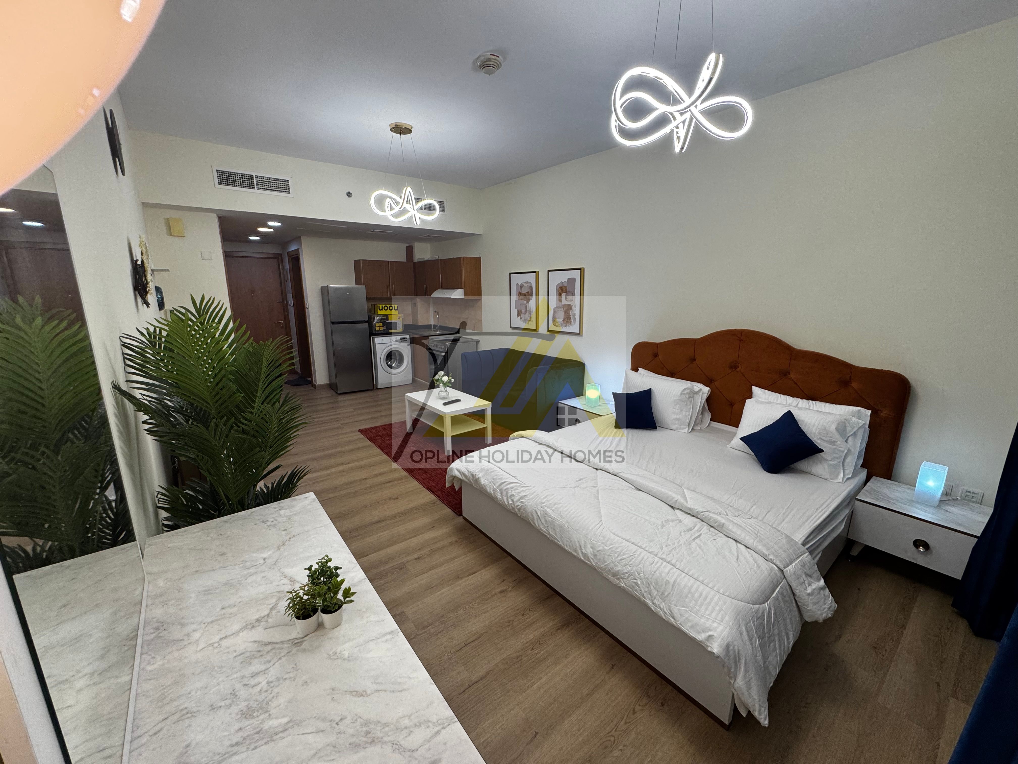 Most Affordable Price || Newly Furnished brand new with balcony II Infront of RTA Transport