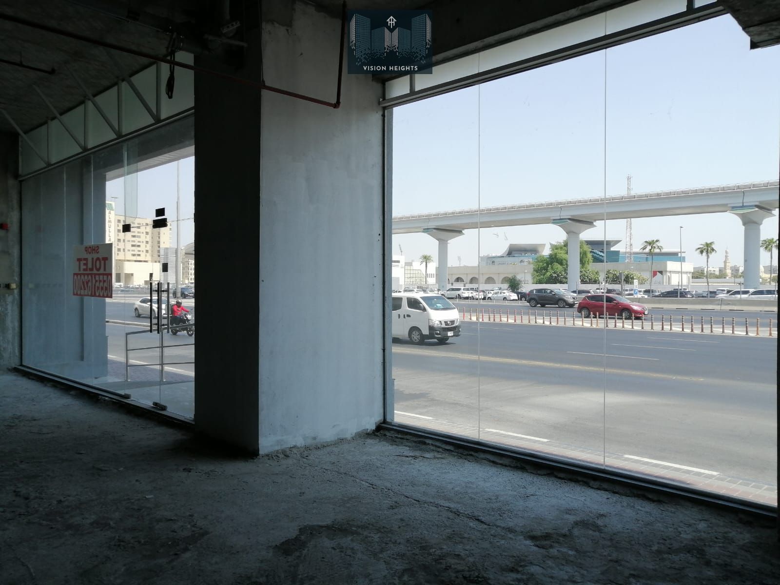 MAIN ROAD FACING SHOWROOM IN ABU HAIL HIGH VISIBILITY