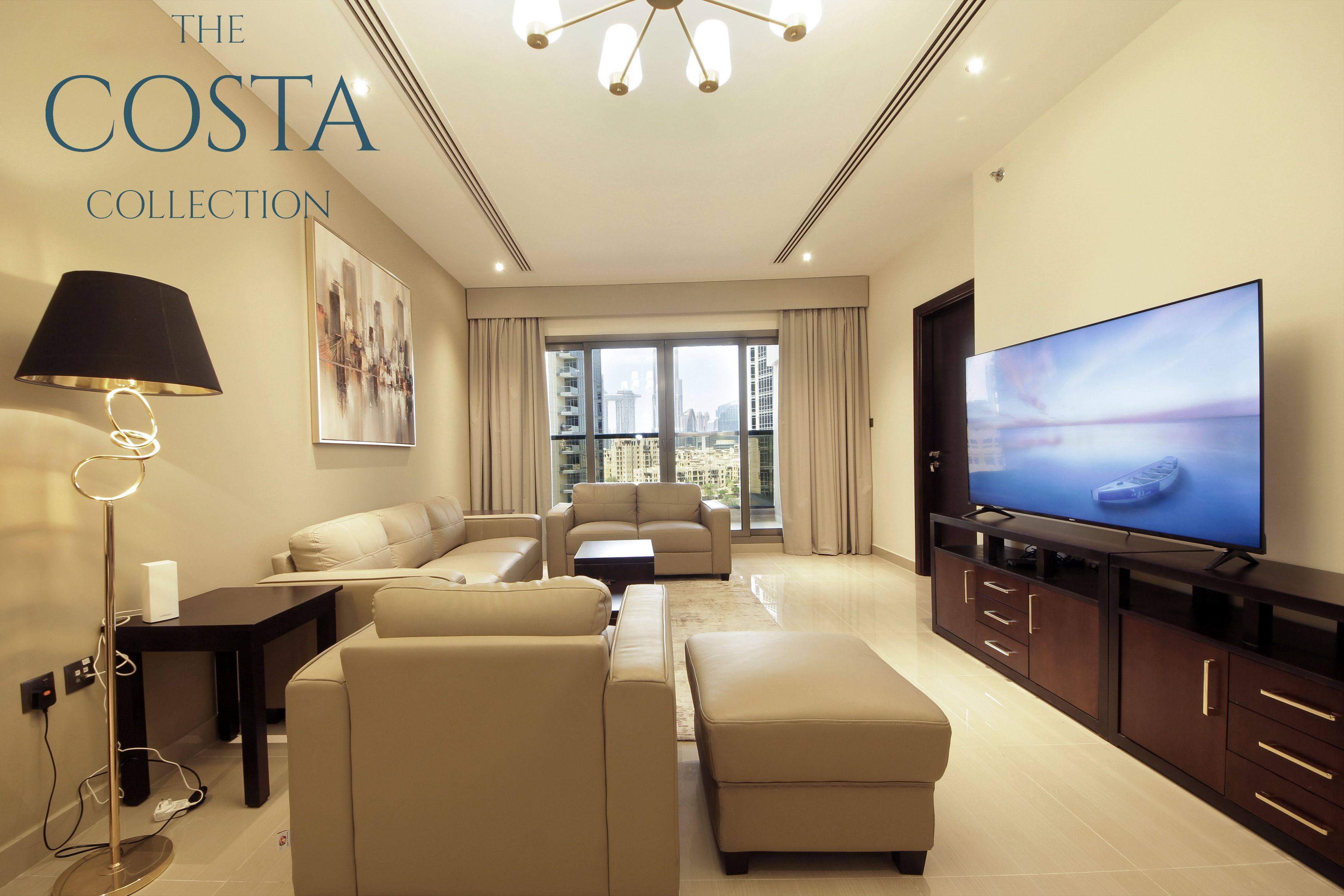 Luxury 3BR | Fully Furnished | Burj Khalifa View | Hot Deal