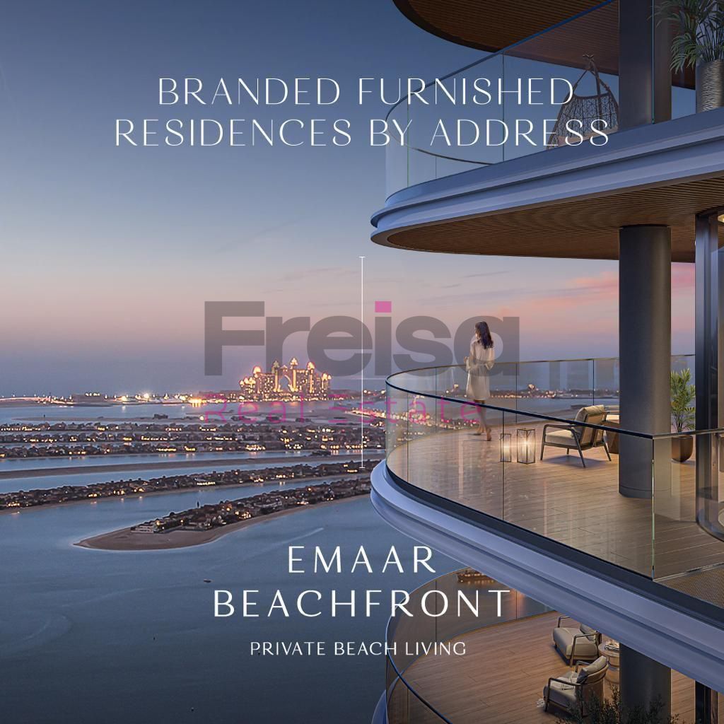 Palm, Sea & Beach View | Original Price | Fully Furnished