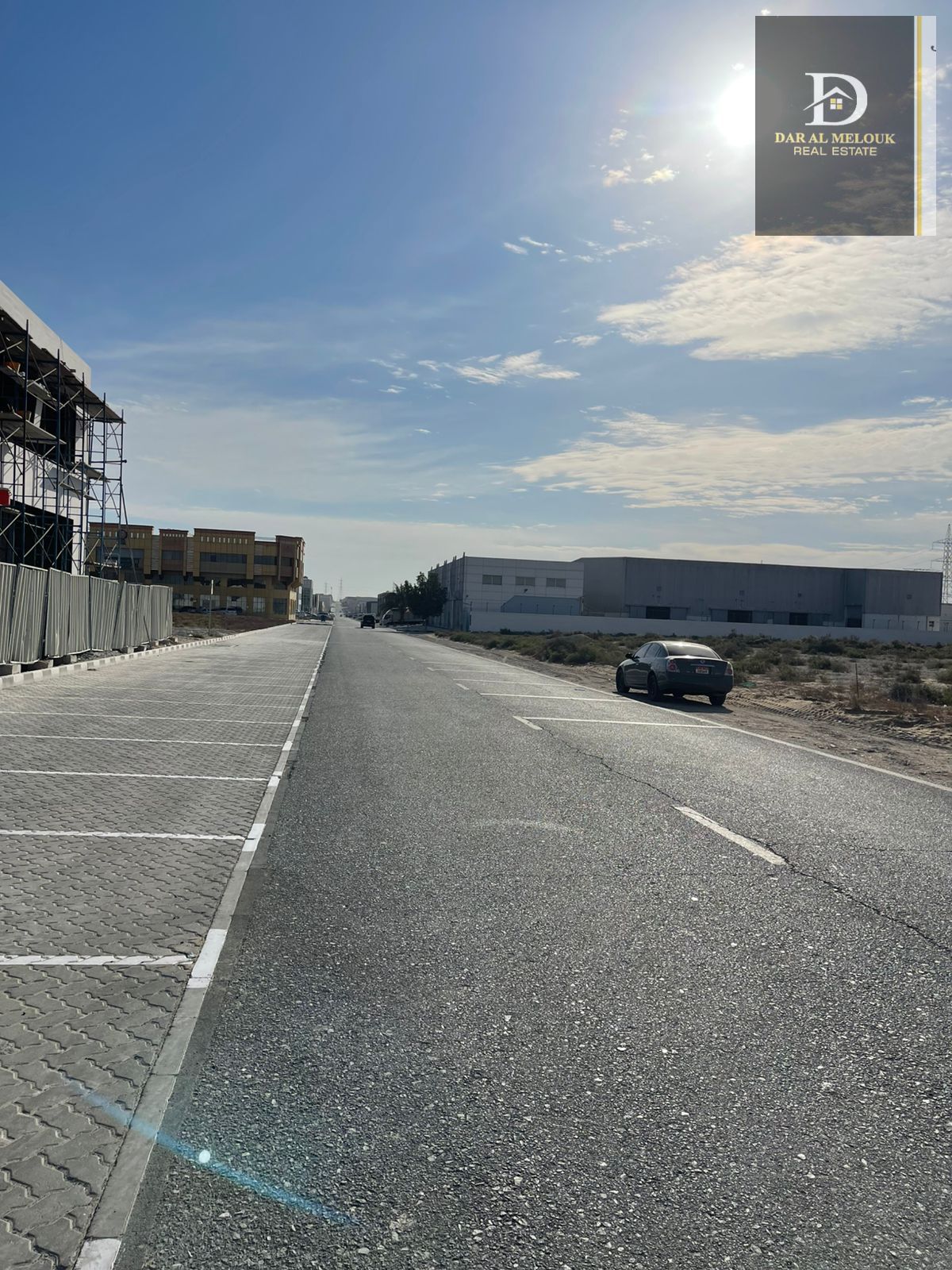 For sale in Sharjah Industrial Area 18 38,000 square feet of commercial lan