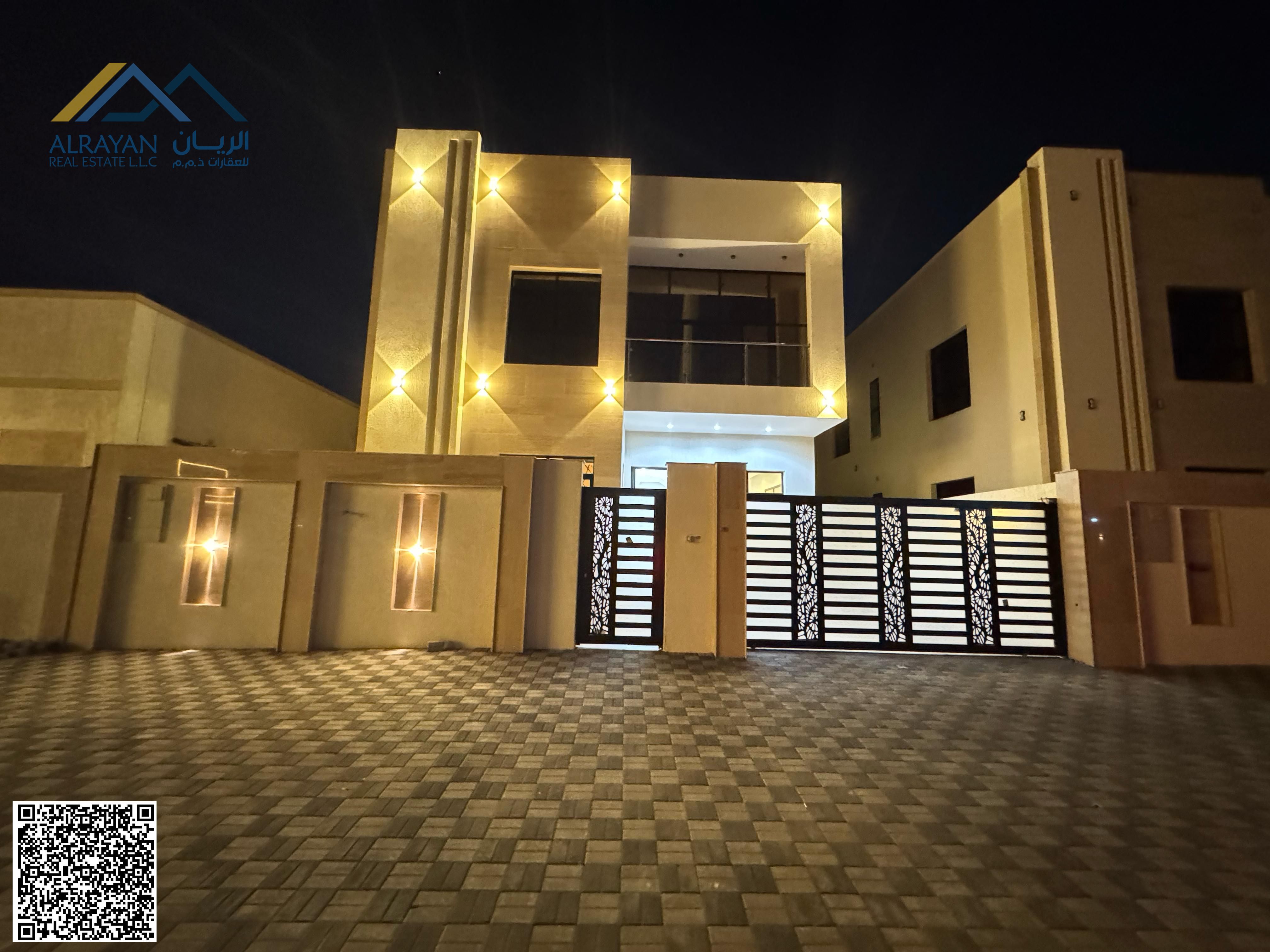 Registration fees included, including a rooftop. Luxury villa, freehold for all nationalities, with no down payment. Bank facilities. Book your villa