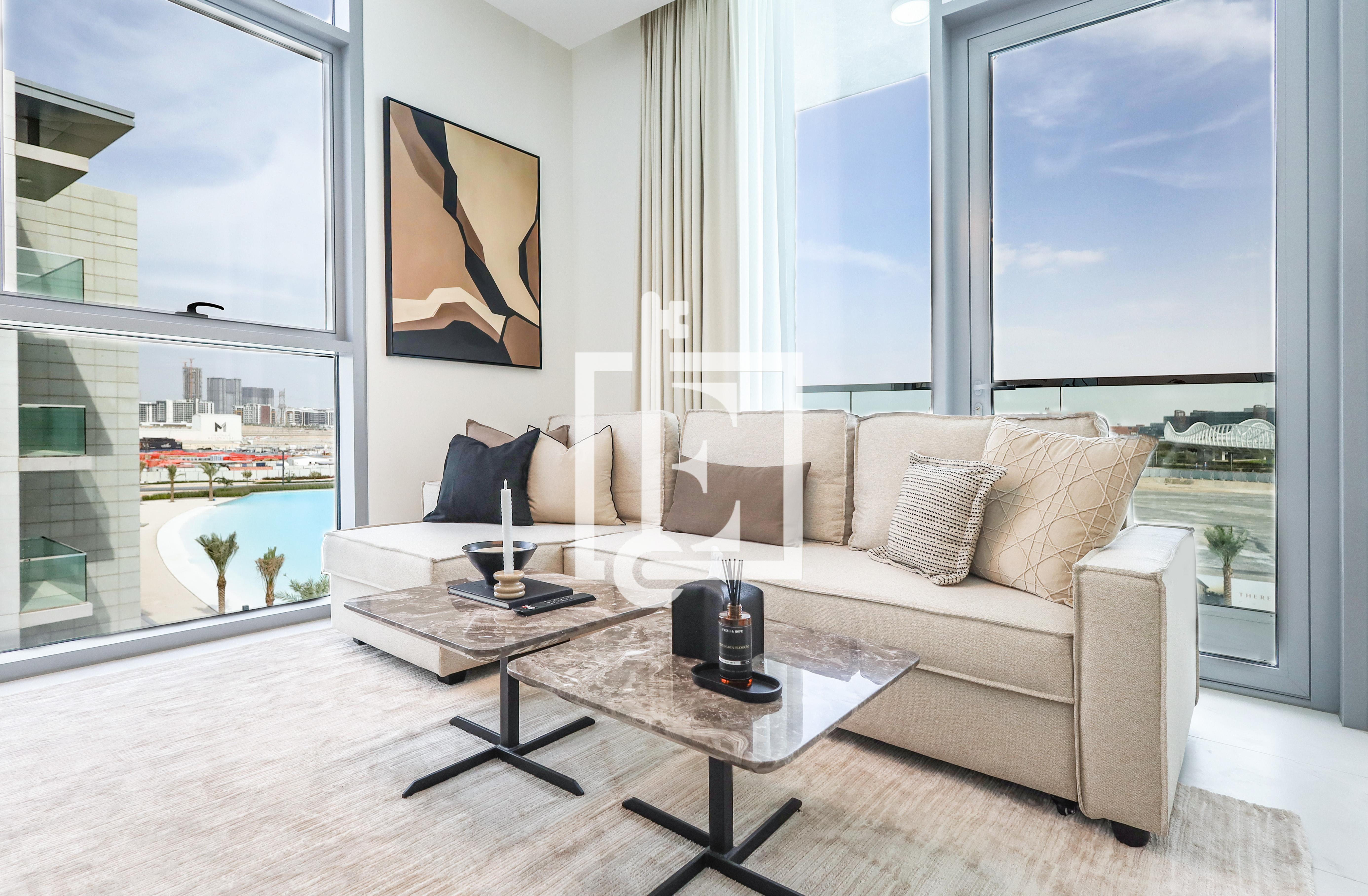 Lagoon-Facing | 1BHK Fully Furnished | District One