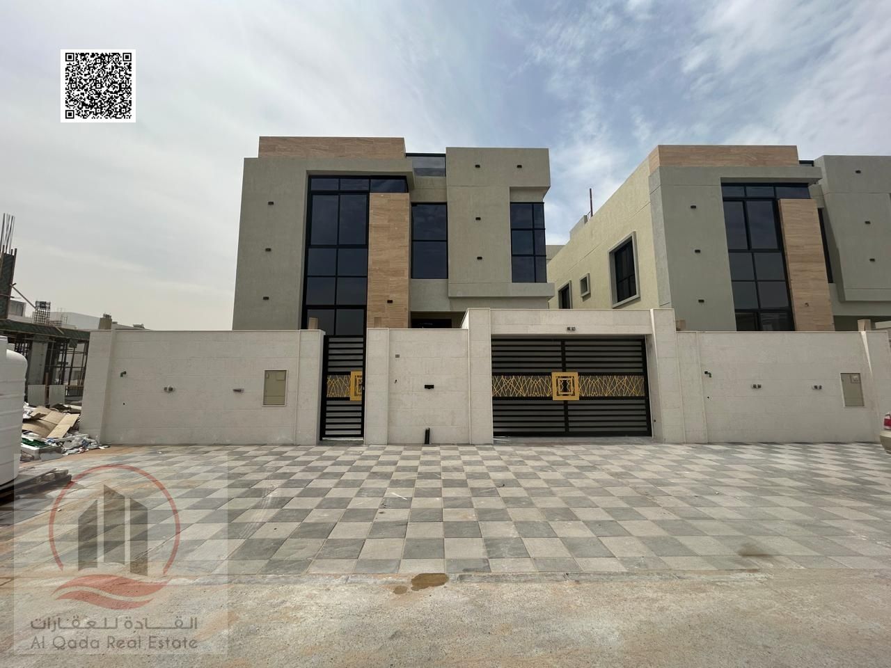 For sale, a villa in Ajman Al Bahia, 5 master rooms, a Majles room, a hall, and a maid’s room, freehold for all nationalities, Installment with out do