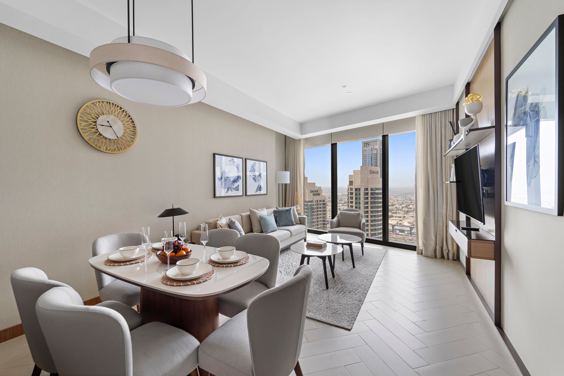 Elite 2 BR | Luxury Amenities | City SkylIne View
