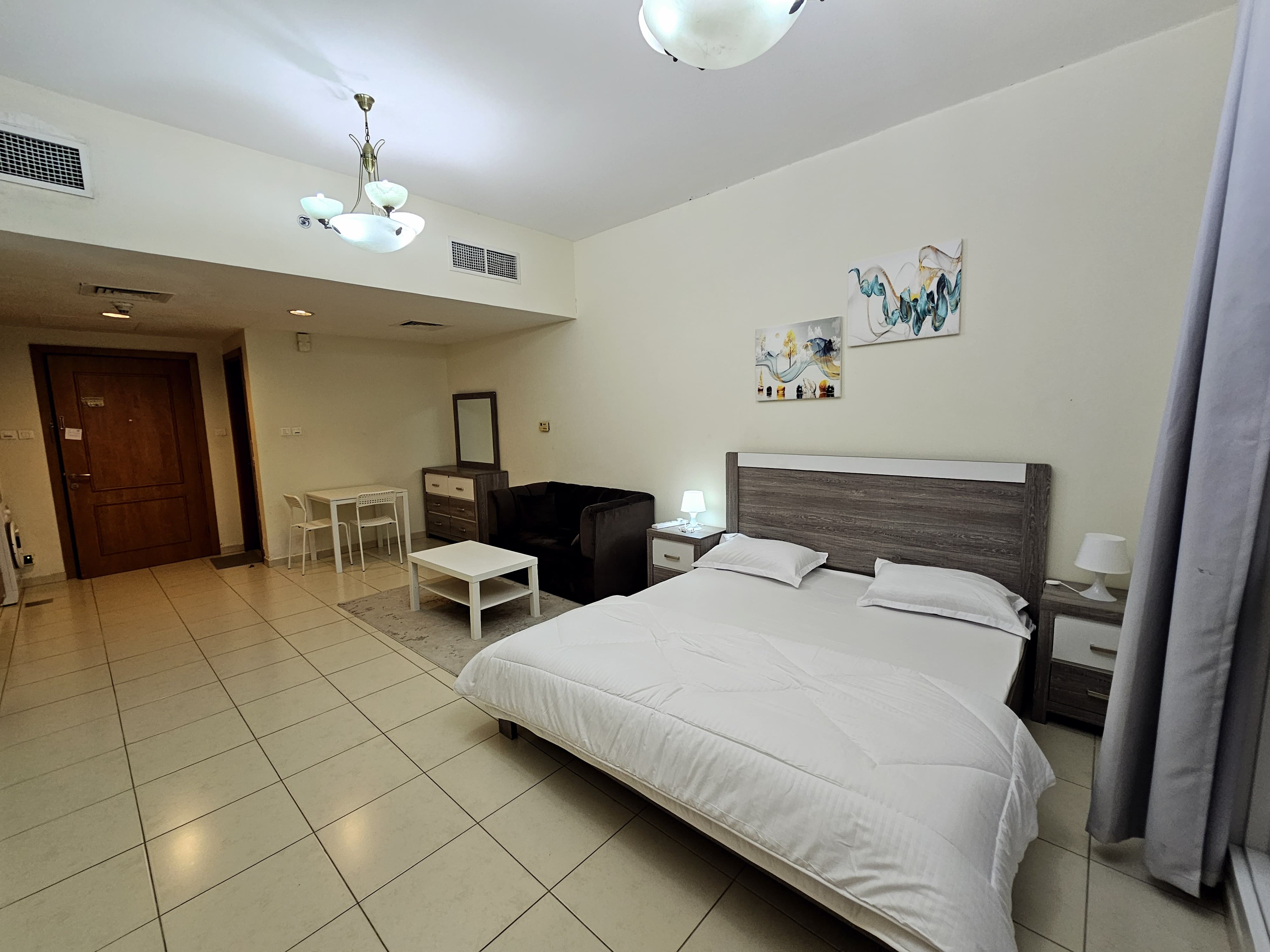 Specious and Elegant Furnished Studio || Full Facility Building || Near Bus Station and Supermarket || Pay Monthly