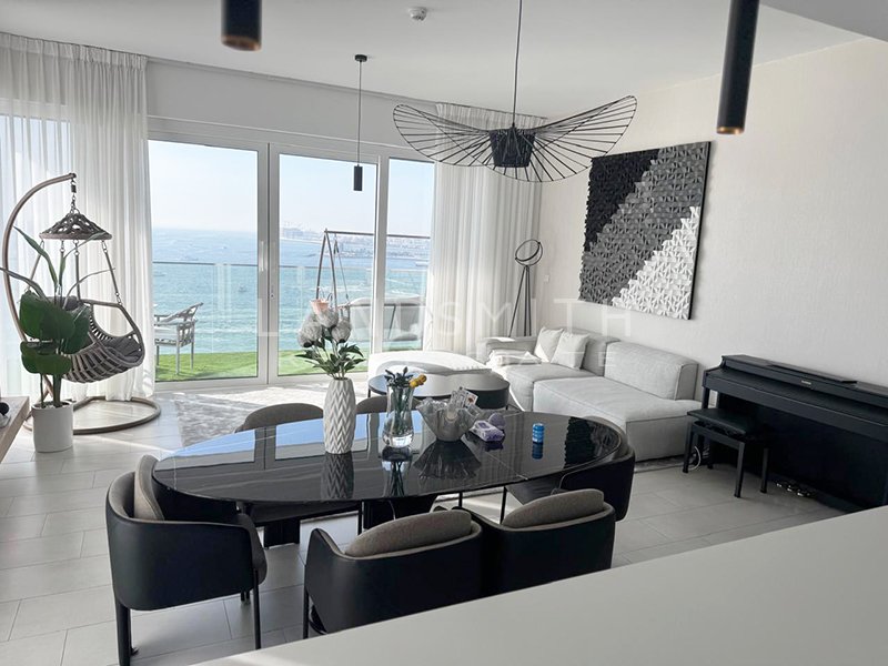 Full Sea View | 3 Beds plus Maid Room | Furnished
