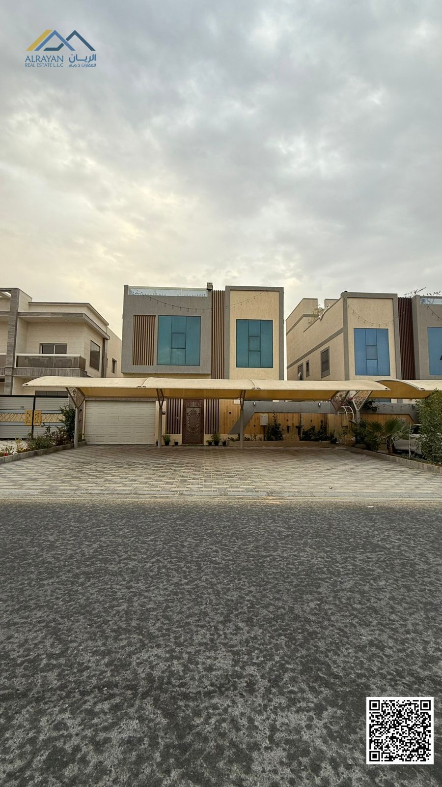 You can realize your dream of owning a two-story villa with a roof, on a main street and close to Sheikh Mohammed bin Zayed Road, at an attractive pri