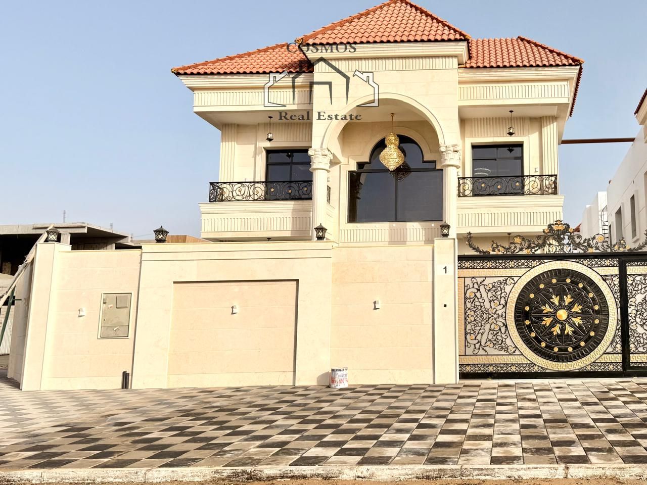 "CLASSIC VILLA FOR SALE:FREE REGISTRATION: ZERO DP FINANCING: with SWIMMING POOL & 5 BEDROOM: in AL HELIO 2, AJMAN"