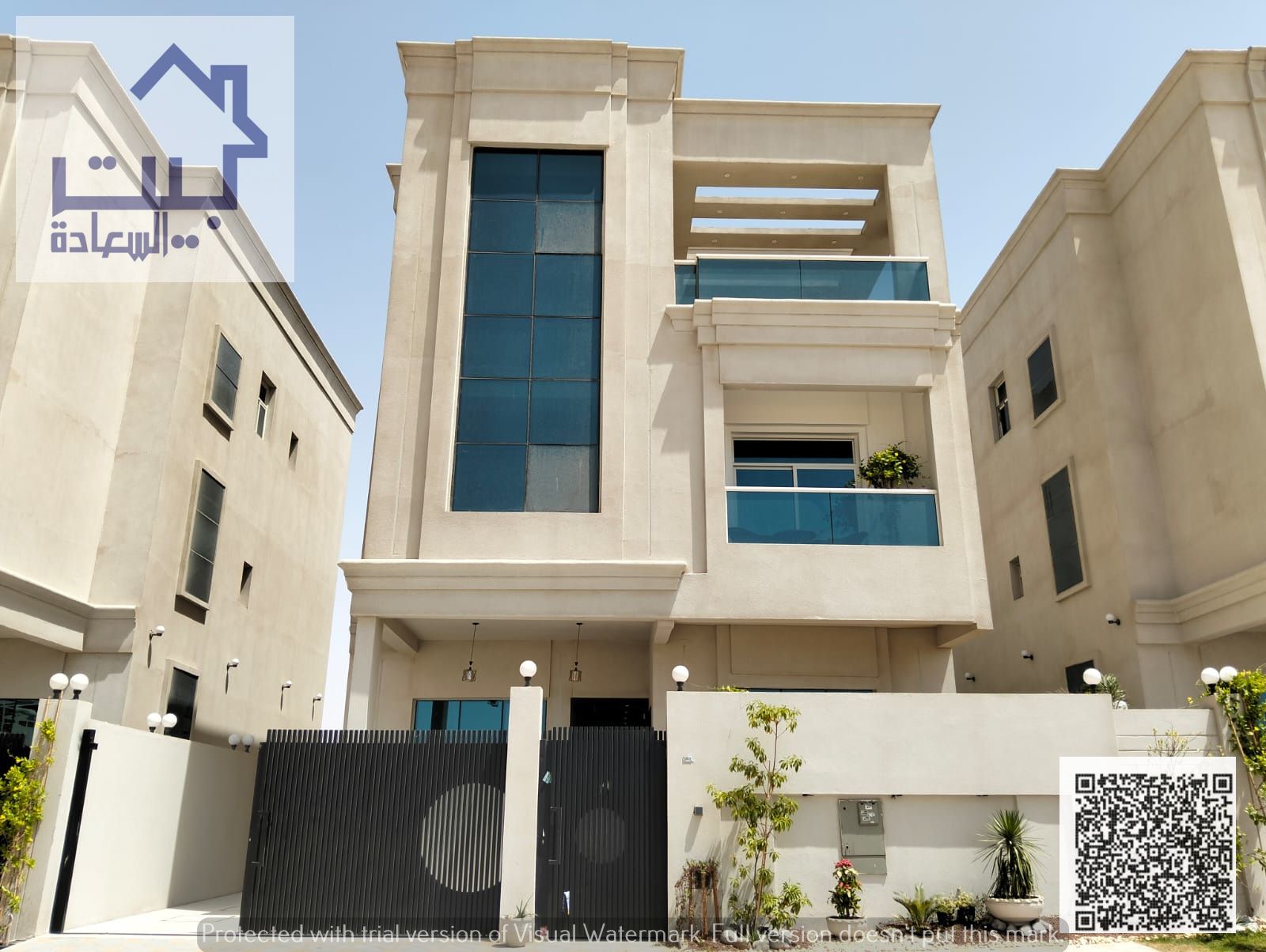 Villa for sale in Al-Amerah, furnished, with a sitting room, 3 halls, 5 master bedrooms, 8 bathrooms, an internal elevator, elegant, with a distinctiv
