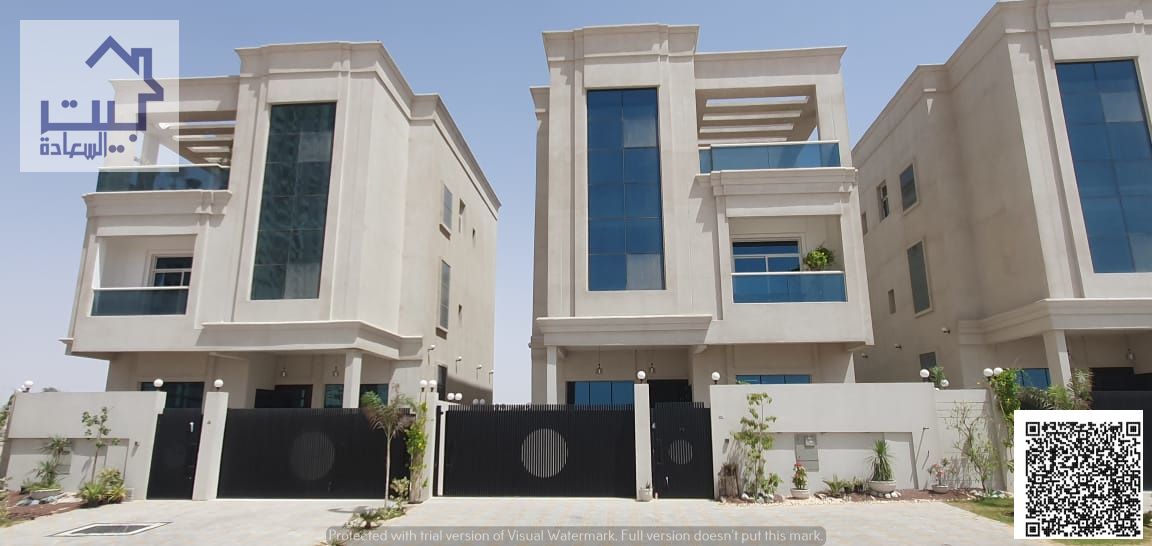 For sale - Luxury villa in Ajman | Al Amerah area directly from the owner | Fully central air conditioning Freehold for all nationalities and the poss