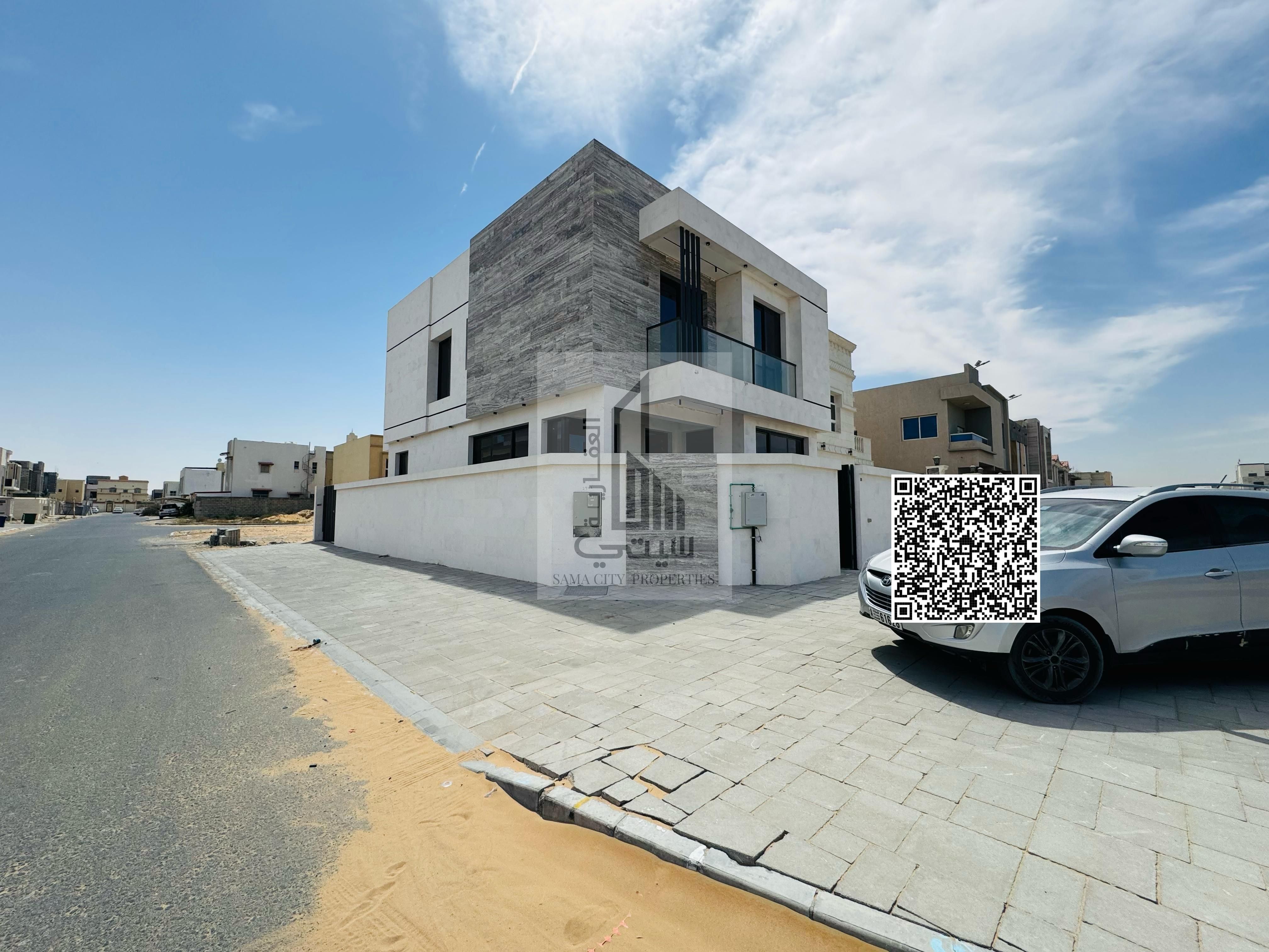 Corner villa, including water and electricity, on Sheikh Mohammed bin Zayed Road