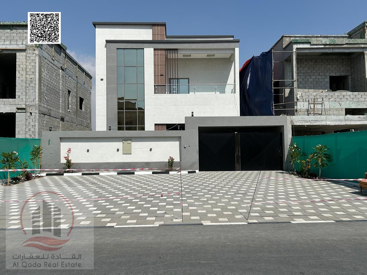 For sale, a villa in Ajman Al Helio, 4 master rooms, a Majles room, a hall, and a maid’s room, freehold for all nationalities, Installment with out do