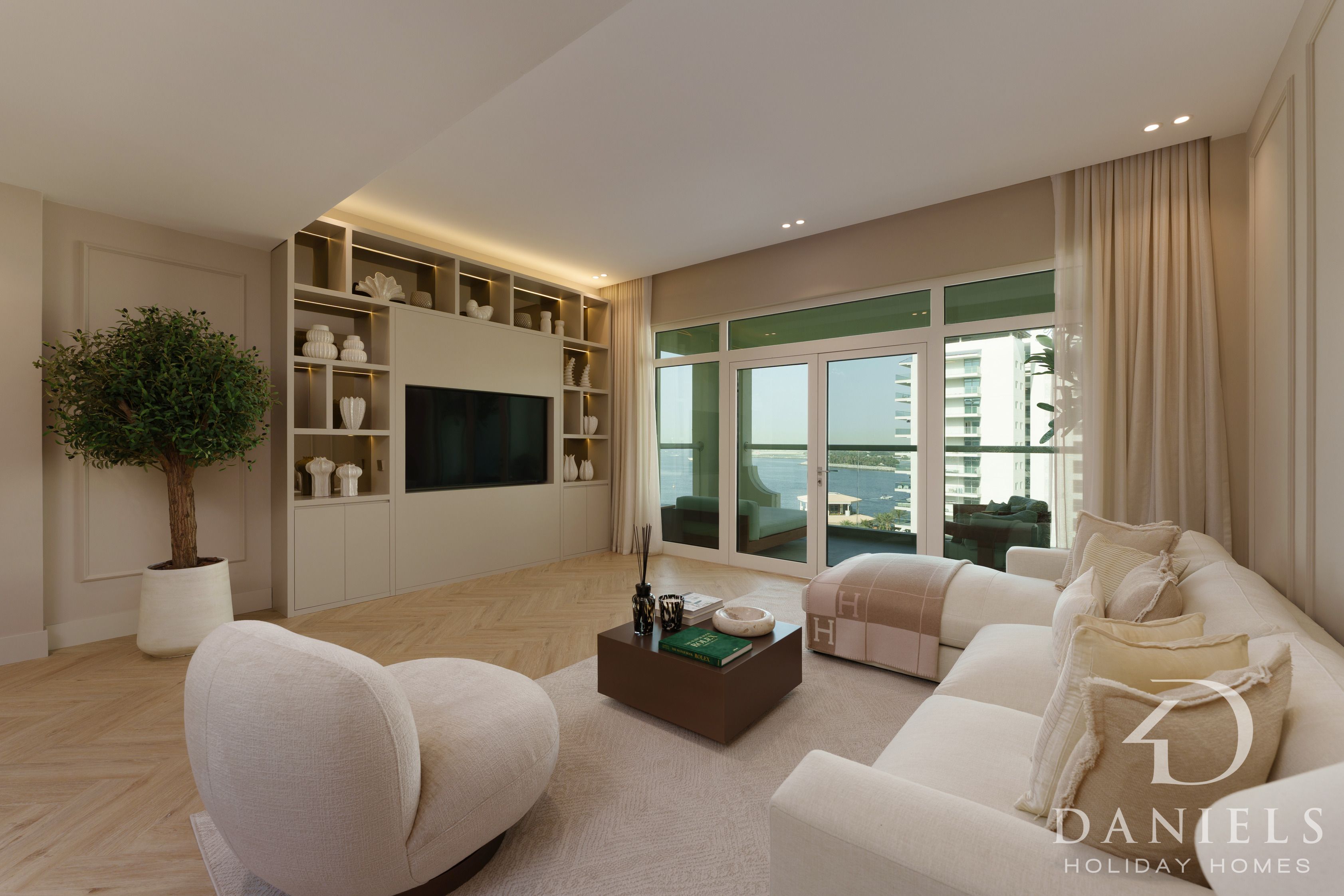 Daniels Fully Renovated 1BR | Shoreline Al Basri | Sea View | Including Taxes