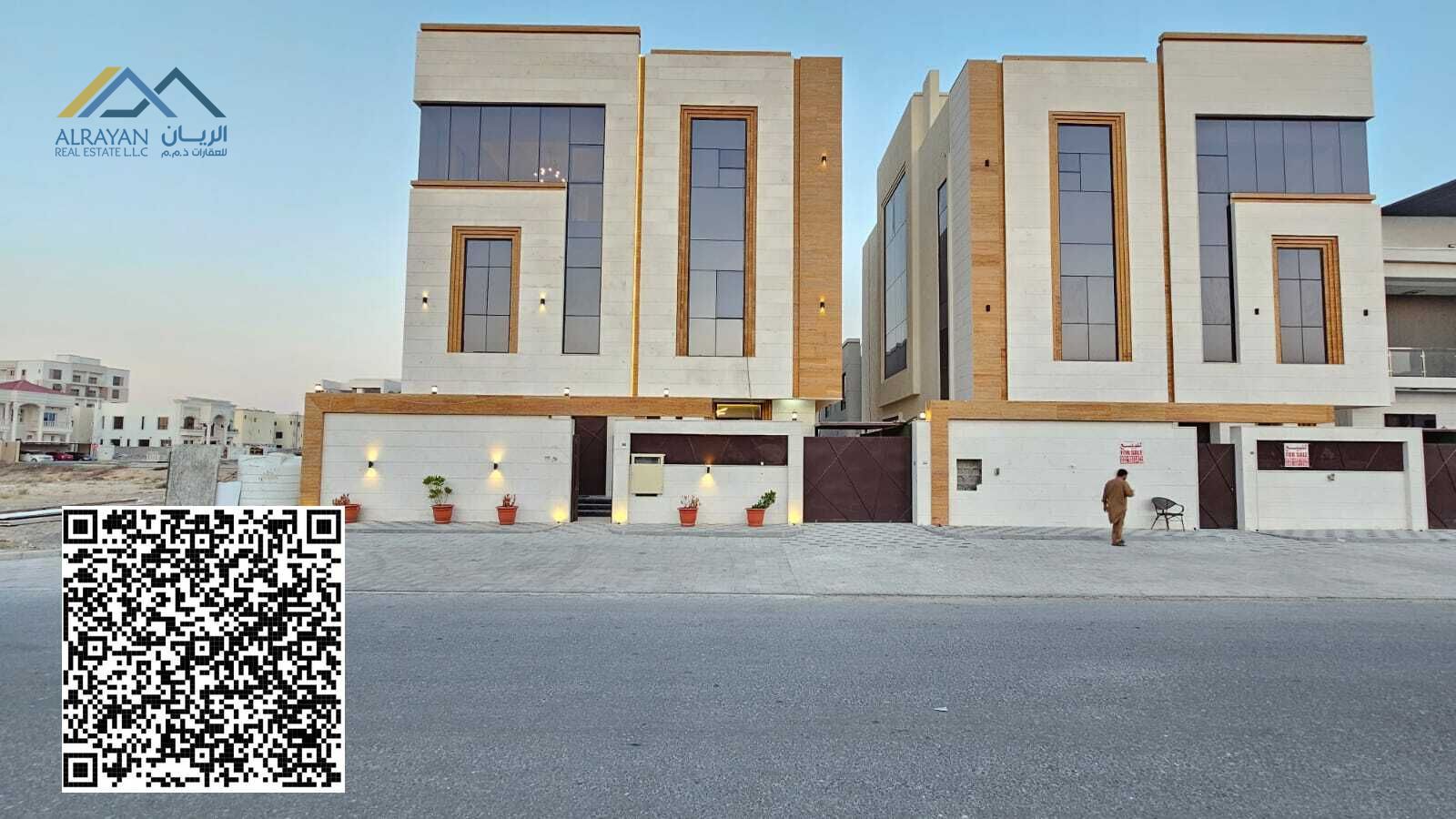 Modern villa with registration fees included | Electricity and water included | Air conditioners included | Central air conditioning | Freehold for al