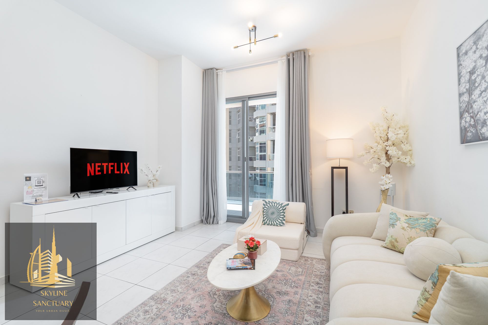 Minimum 2 nights Cozy Fully furnished 1BD | Fantastic location in Marina | All Bills included