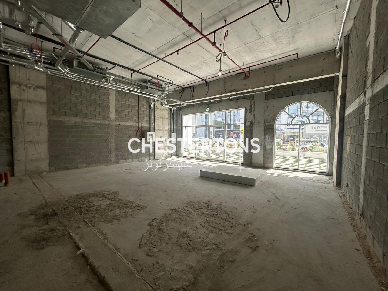 Shell & Core | Road facing | Outdoor area