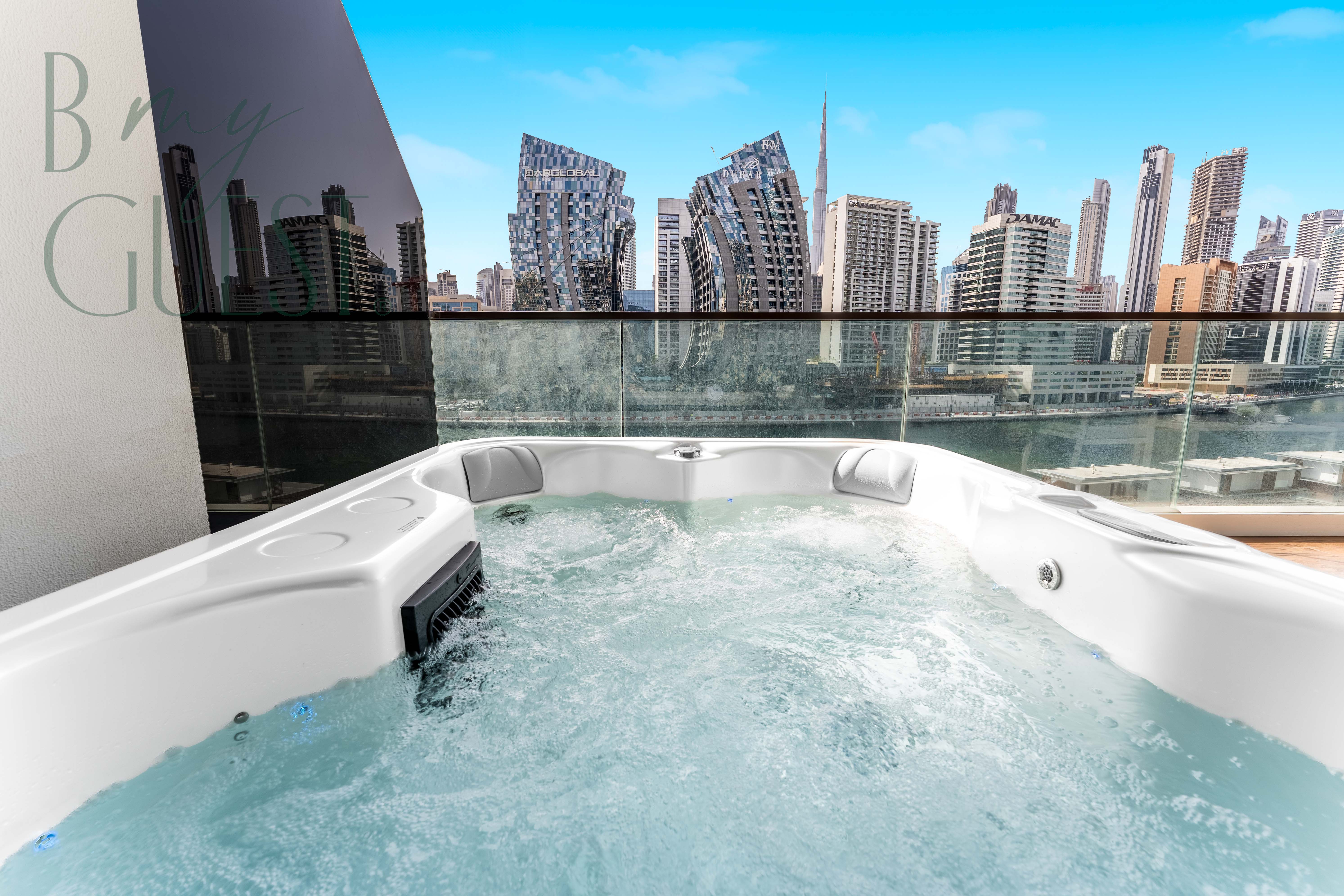 Prominent 1BR with private Jacuzzi in the Terrace