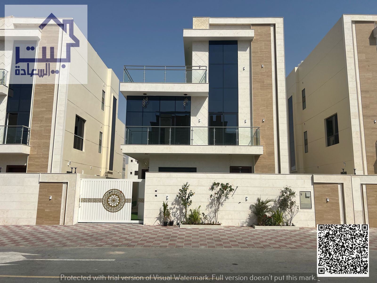 Your dream villa, two floors and a rooftop, on Sheikh Mohammed bin Zayed Road, including registration and ownership fees. Freehold for all nationaliti