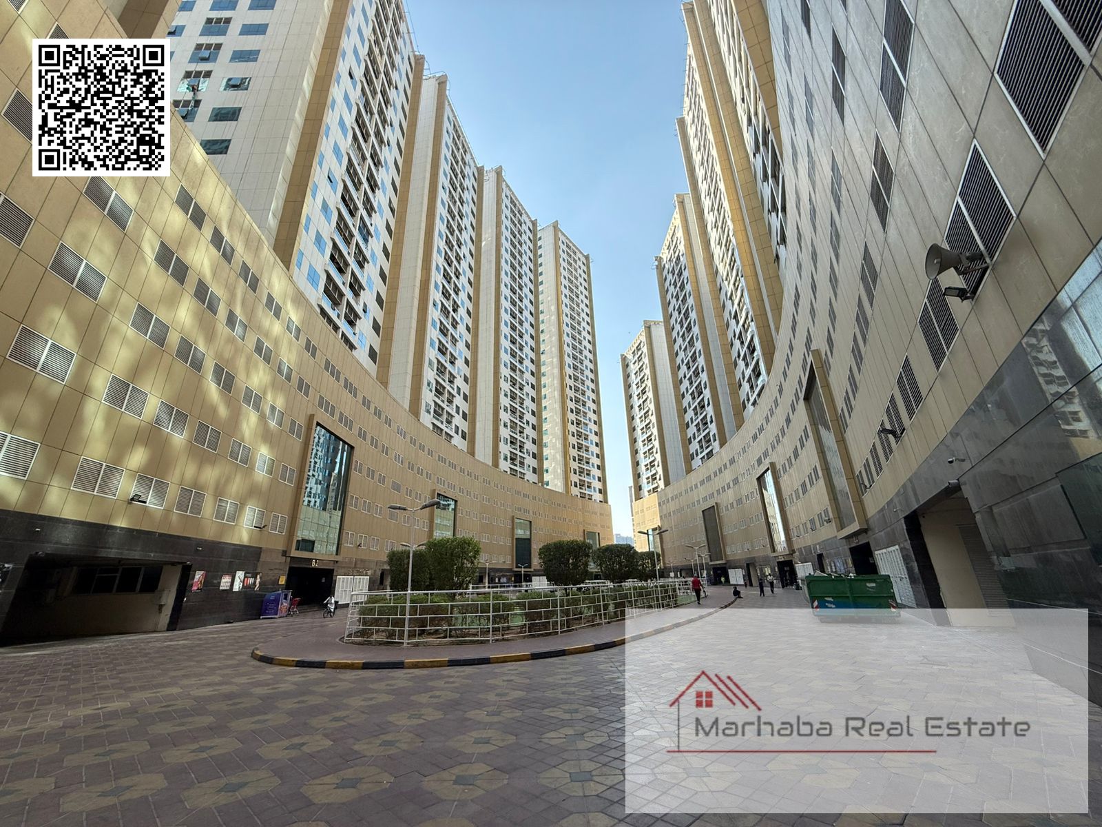 Spacious 2 BHK with Open View & 2 Balconies – Ajman Pearl Towers Rent: AED 38,000 | With Car Parking