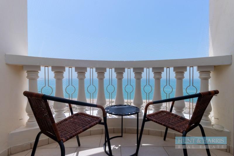 Sea View Studio for Rent Al Hamra Village - Fully Furnished