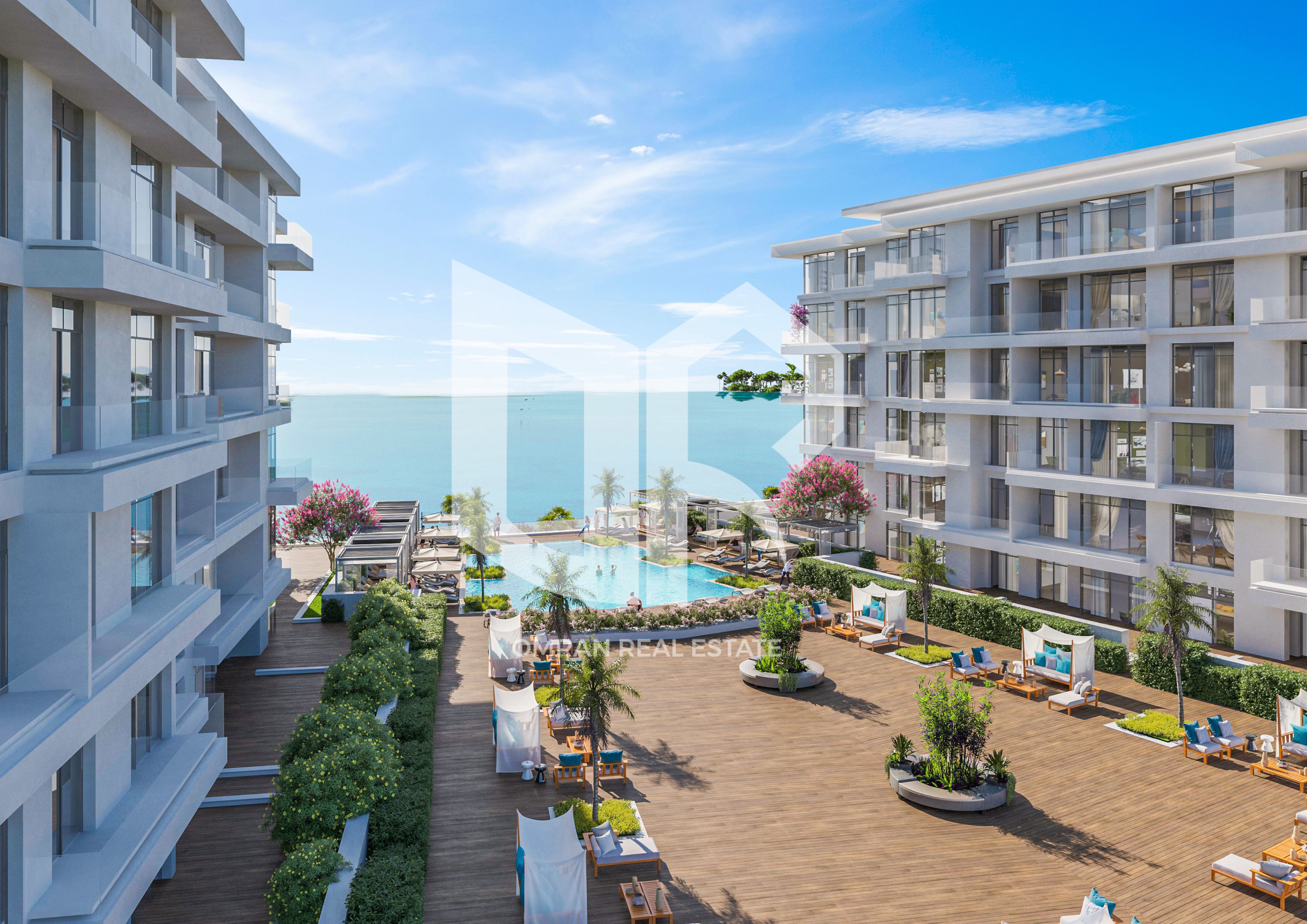 Luxury studio for sale in Sharjah Waterfront City - sea view