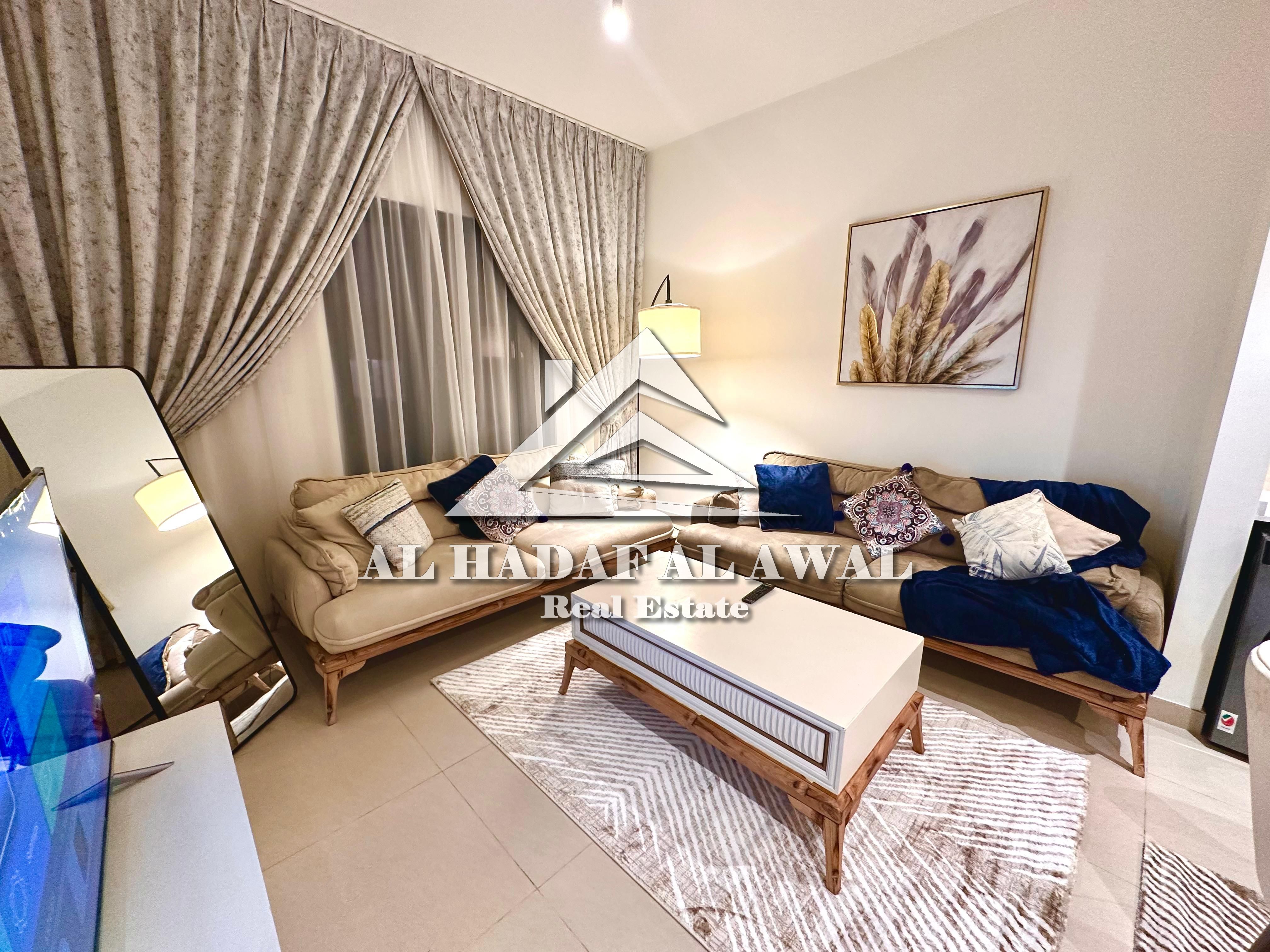 1BHK in Mariam island for rent . . first residence. . super deluxe furniture