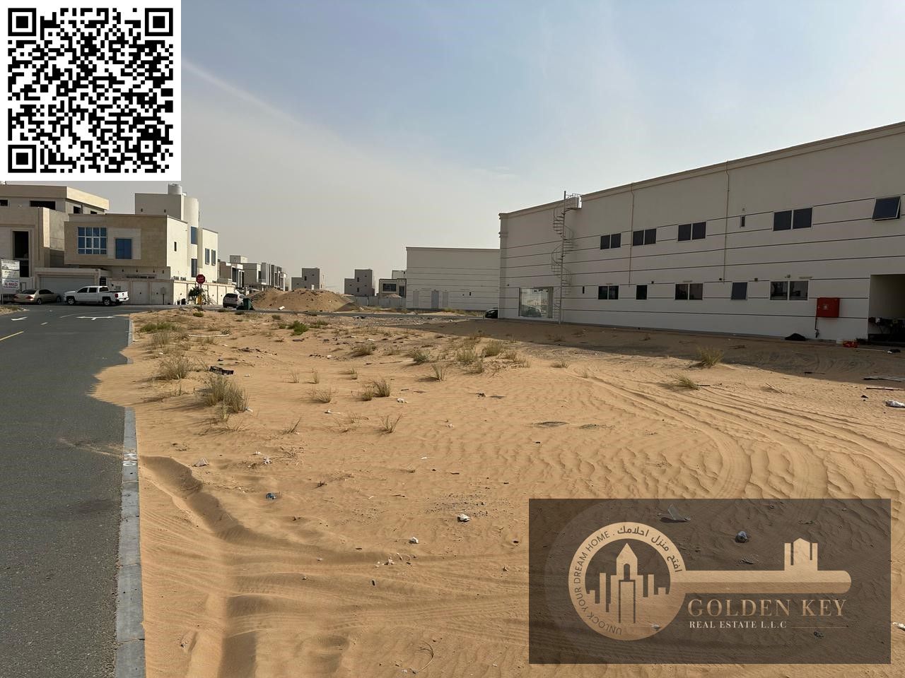 commercial and residential land mezzanine G+2 in prime location ajman