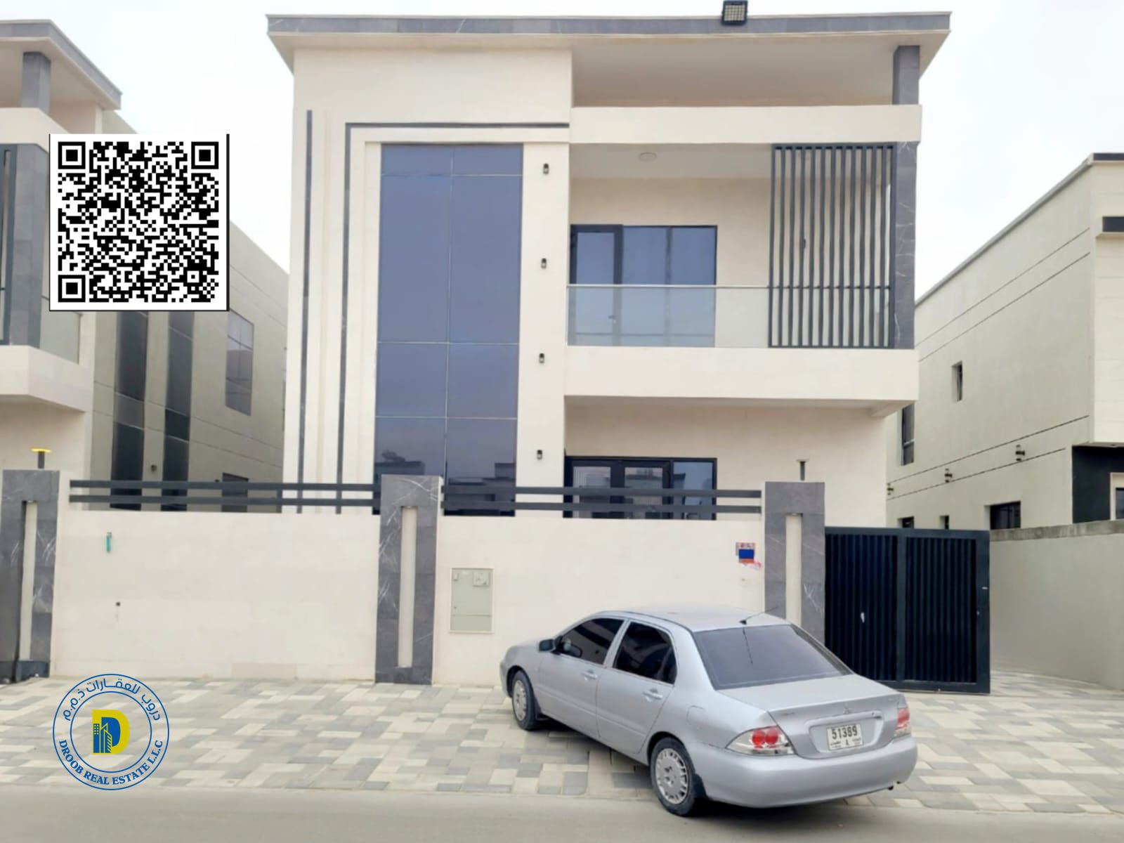 For sale, a luxurious villa with modern finishing, in a very distinguished location in front of the park in the Jasmine area of Ajman