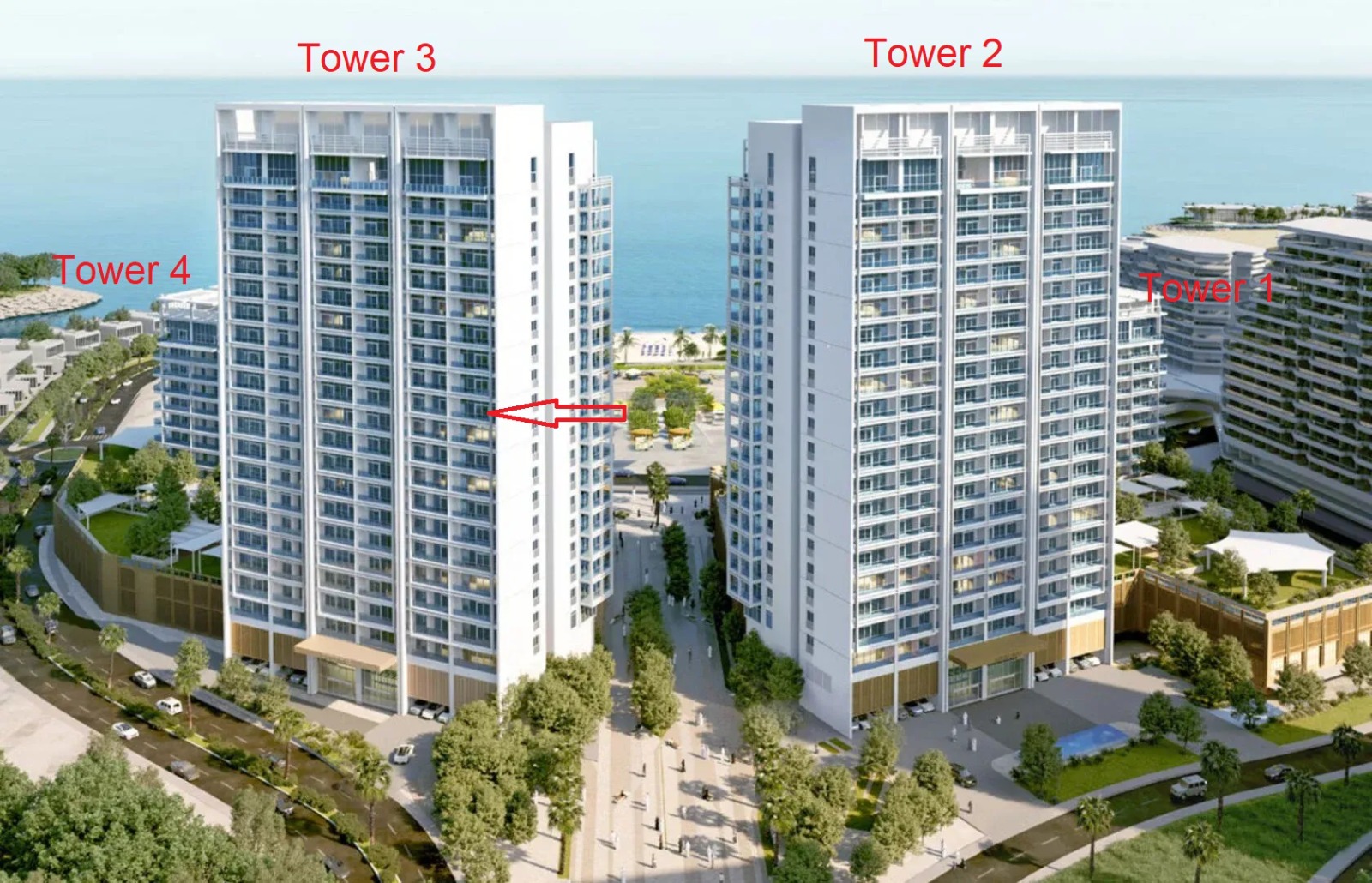 Corner Unit | 1Bedroom | Lagoon View | High floor