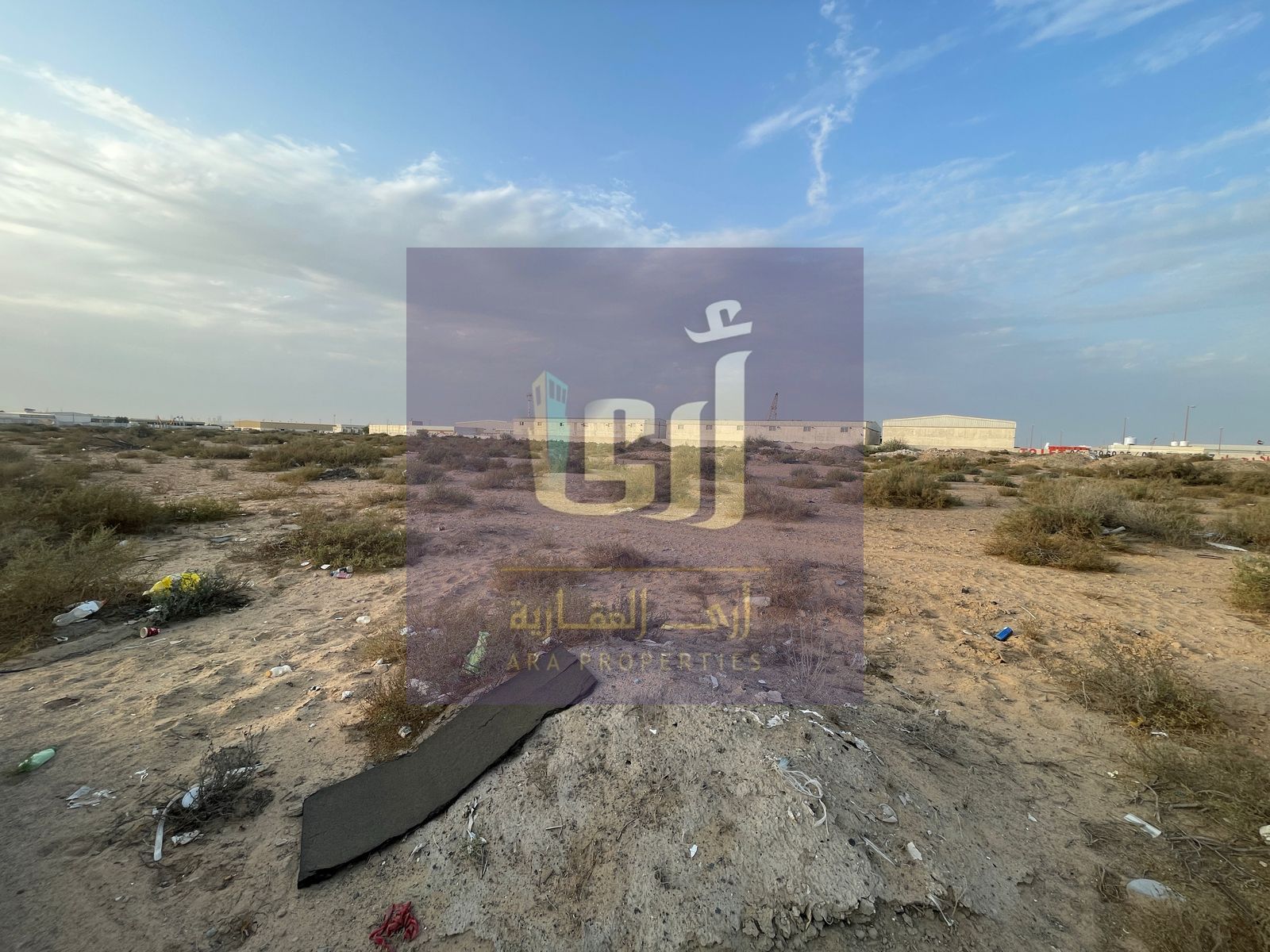 BIG OFFER INDUSTRIAL LAND FOR RENT FOR LONG LEASE FOR 15 YEARS IN AL SAJJA