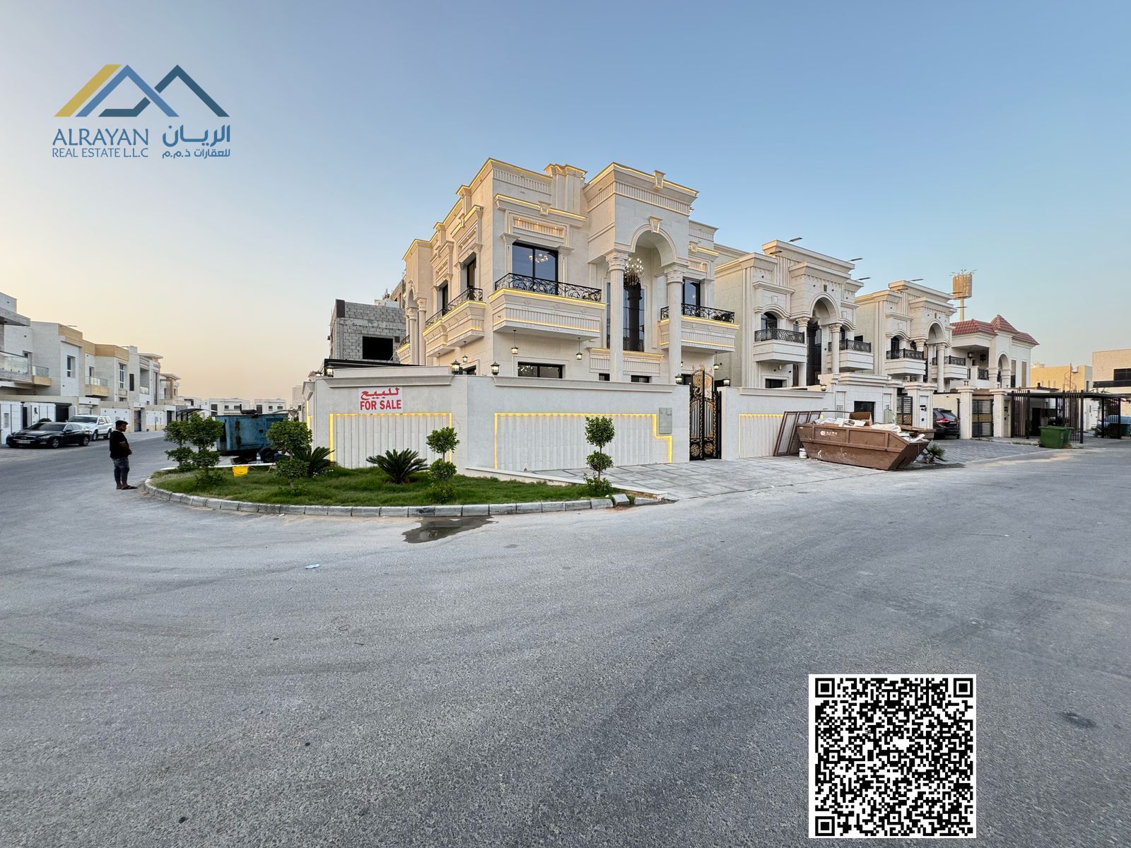 Own the finest and most luxurious classic villas. Very close to Al Hamidiyah Park, free ownership for everyone for life and without annual maintenan