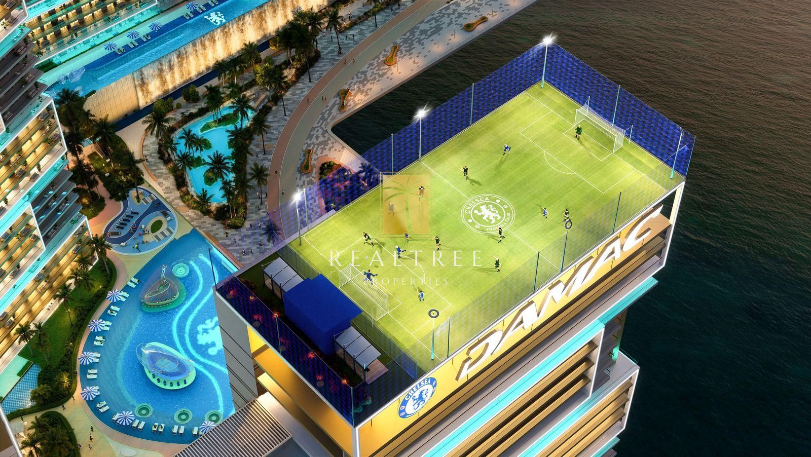 Live Like a Blue | Chelsea FC Home in Dubai | 1BR Waterfront Deal