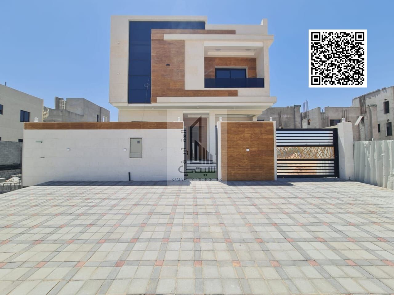 Villa for sale, ready for occupancy, including registration and ownership fees - very spacious interior divisions and hotel finishes with the possibil