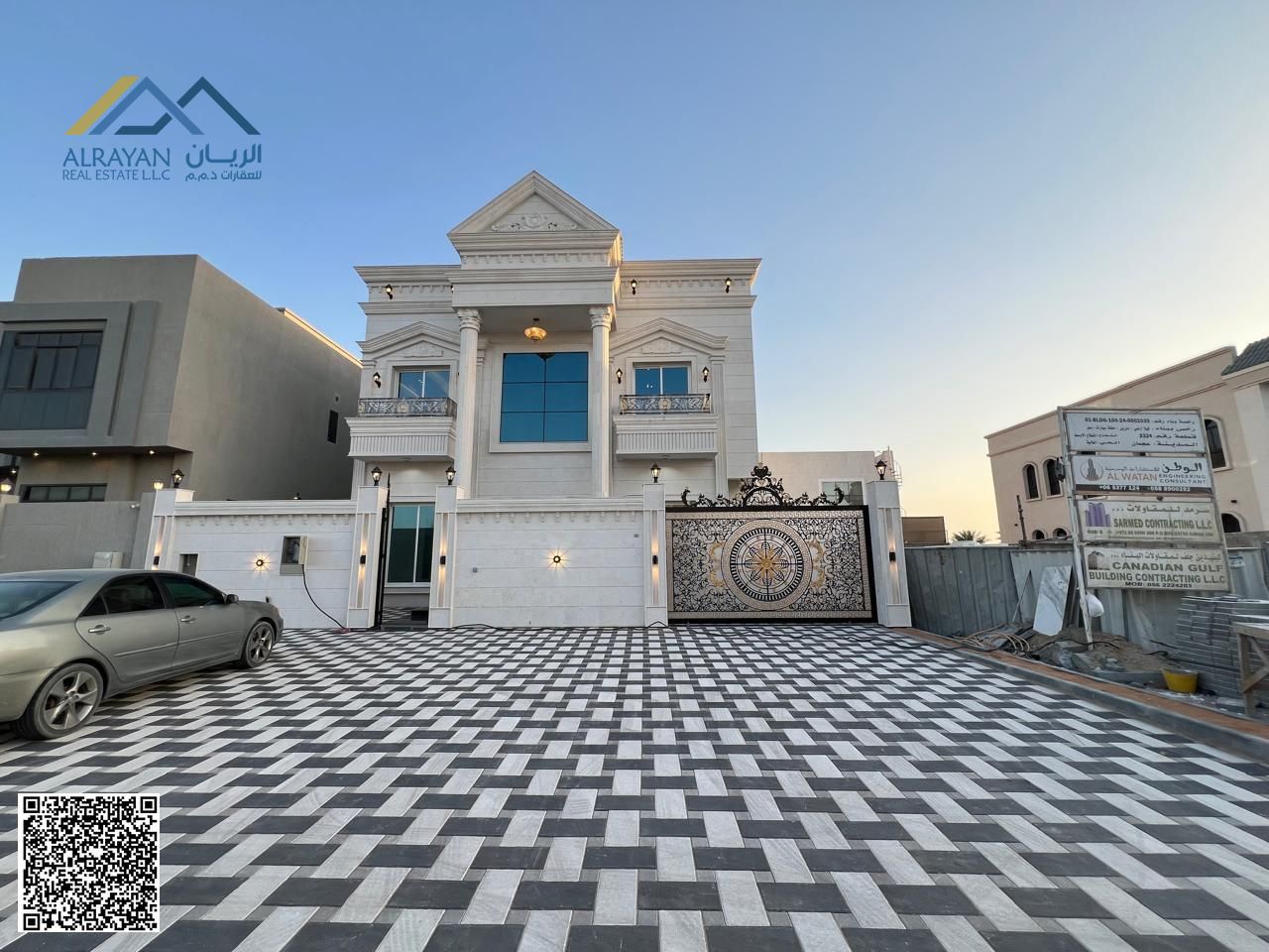 A luxurious villa with a full stone facade and a luxurious interior with luxurious hotel finishes and spacious interiors. Own it now.