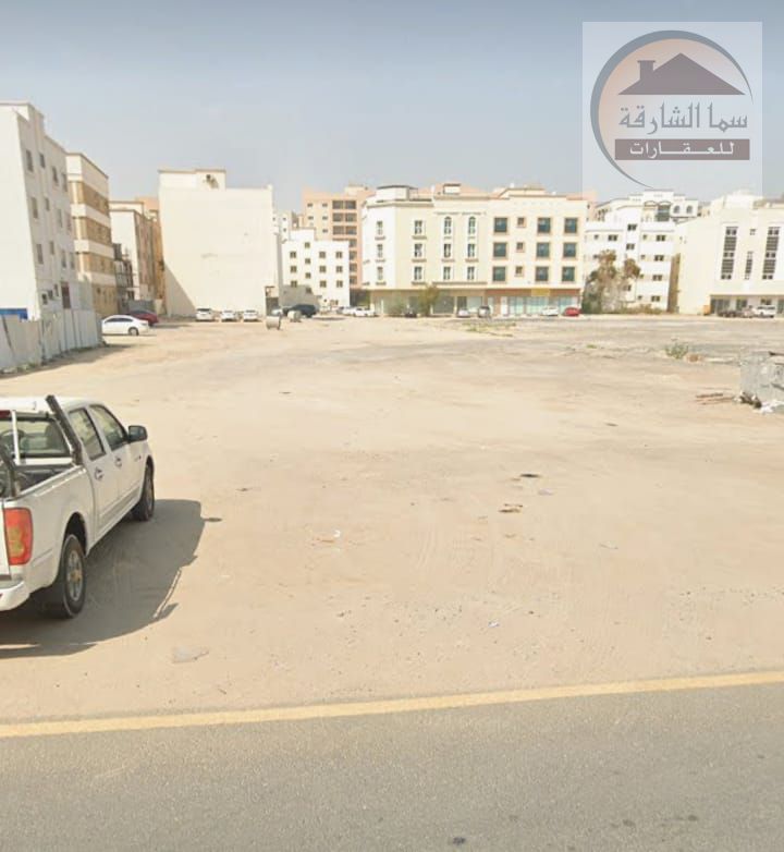 For sale, land in the Muwailih commercial area, ground floor and three-story permit, owned by a citizen and a Gulf Cooperation Council member.